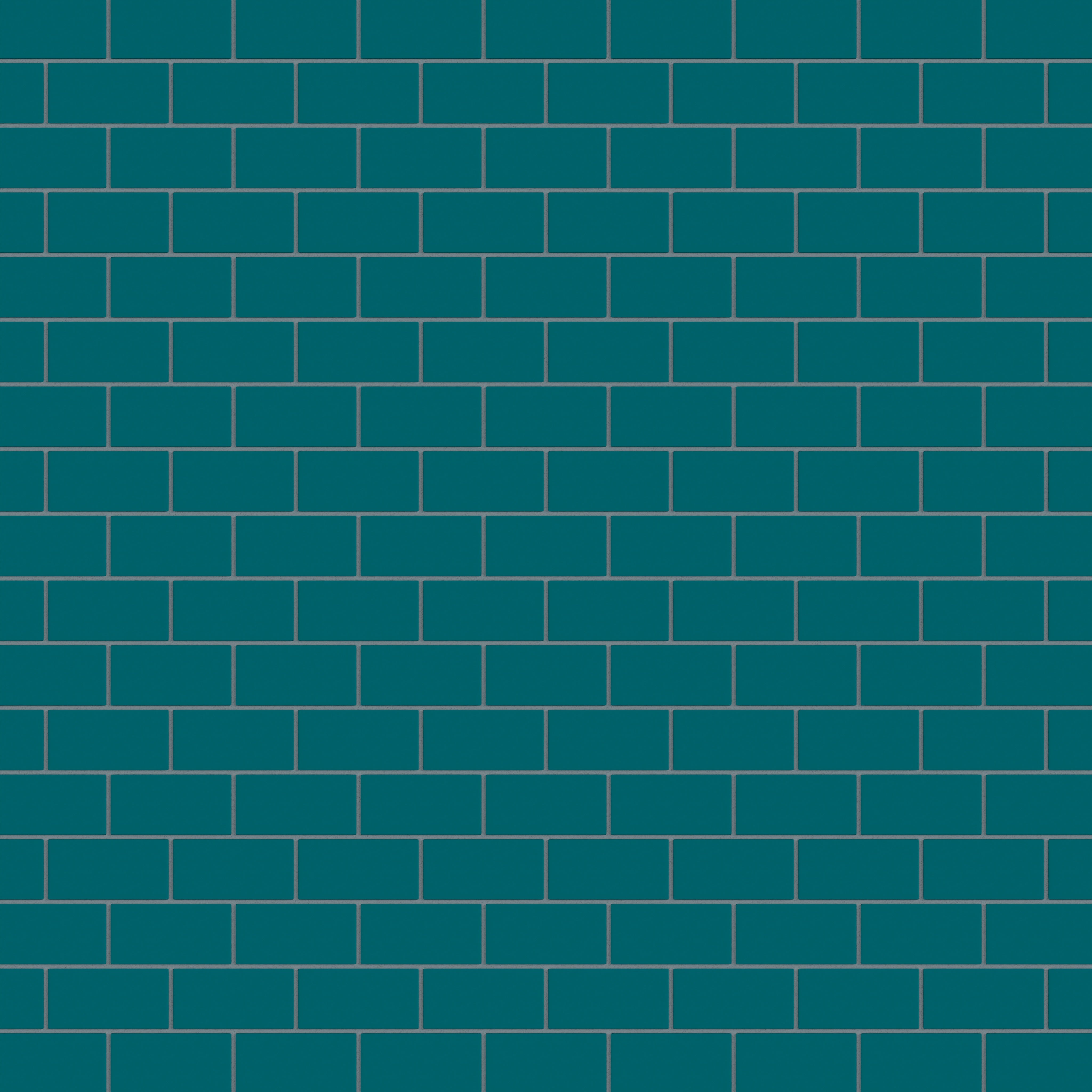 2x4 Half Offset Sheeted Natural Press Ceramic Mosaic Tile in Maya Blue Matte
