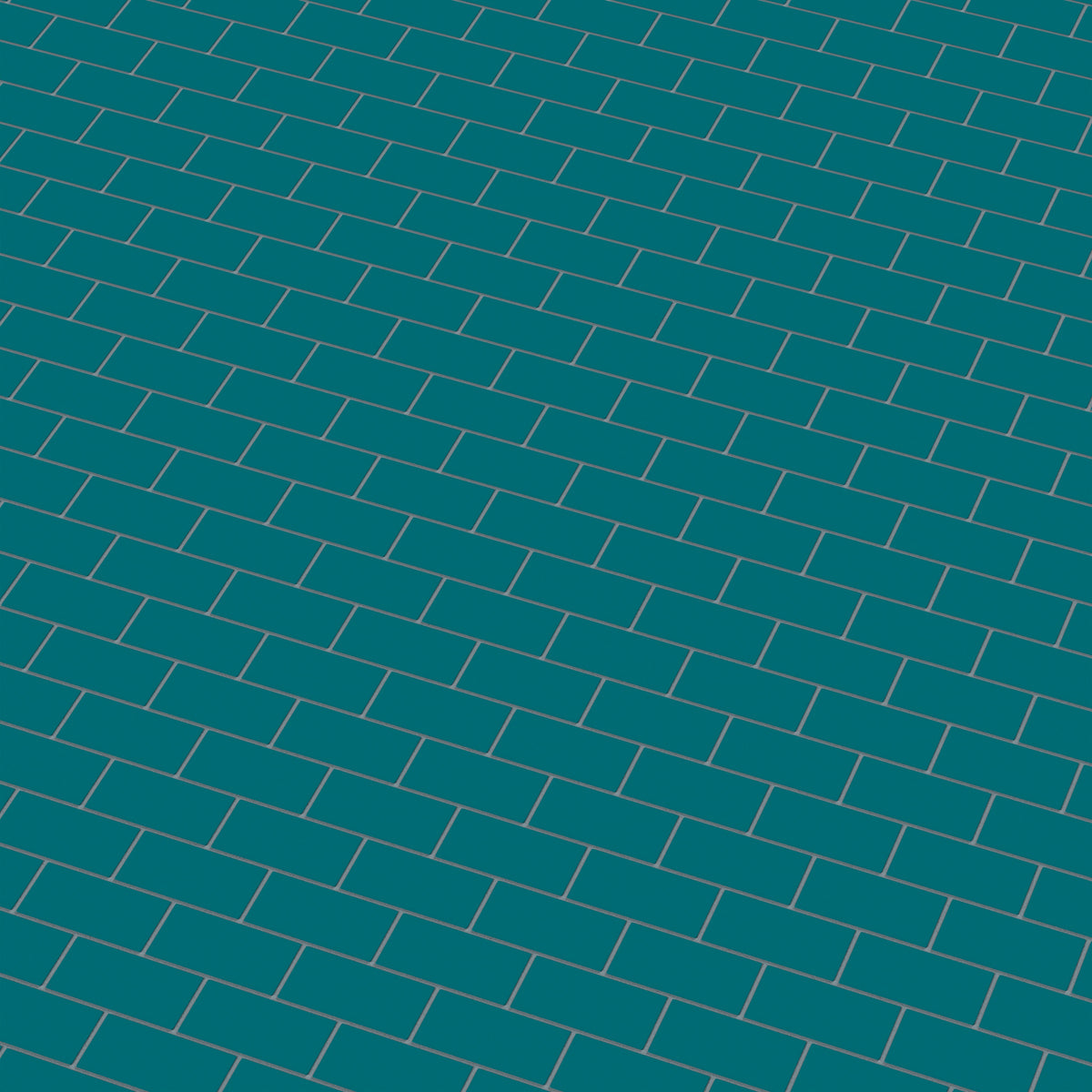 2x4 Half Offset Sheeted Natural Press Ceramic Mosaic Tile in Maya Blue Matte