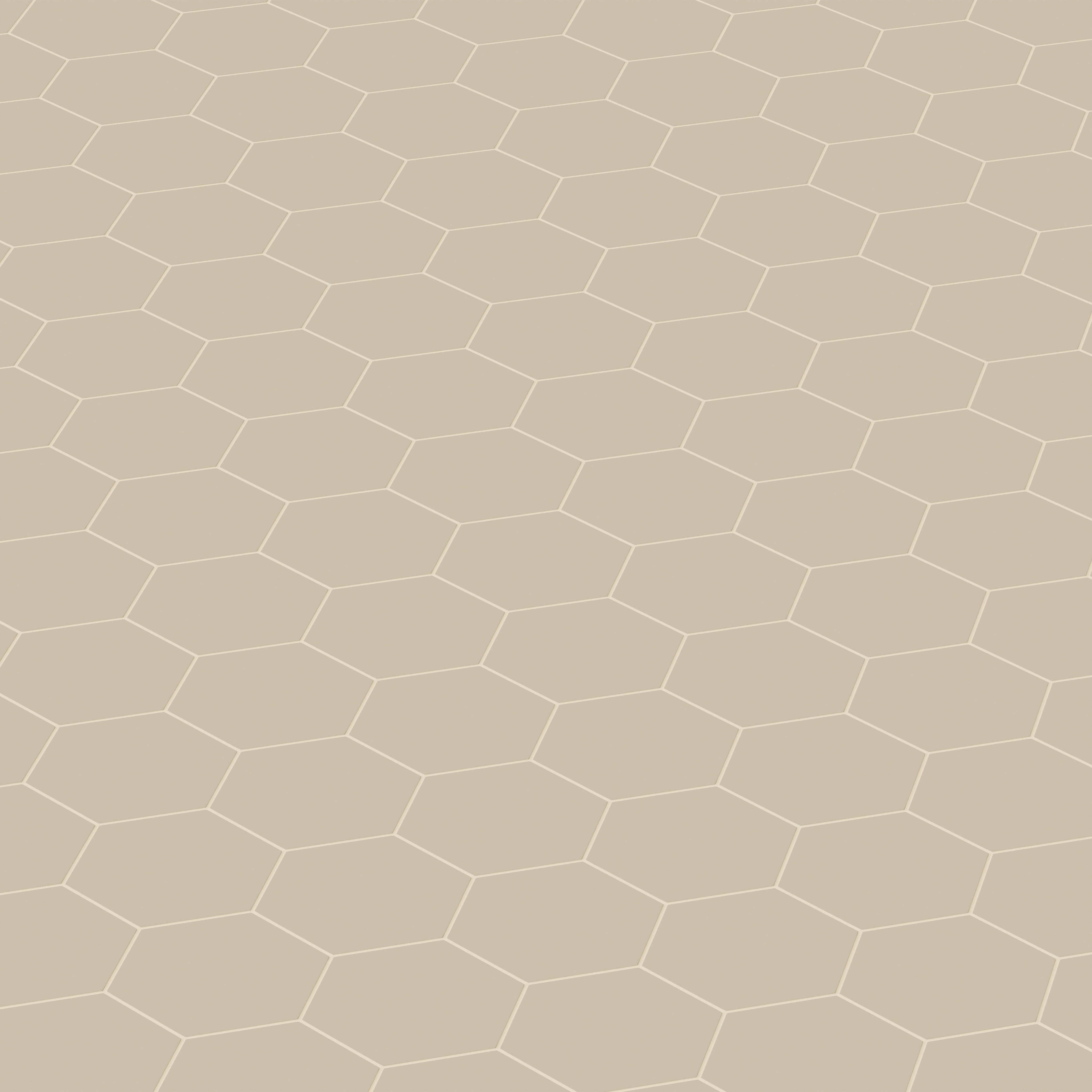 8" Hexagon Natural Press Ceramic Tile in Morel Matte