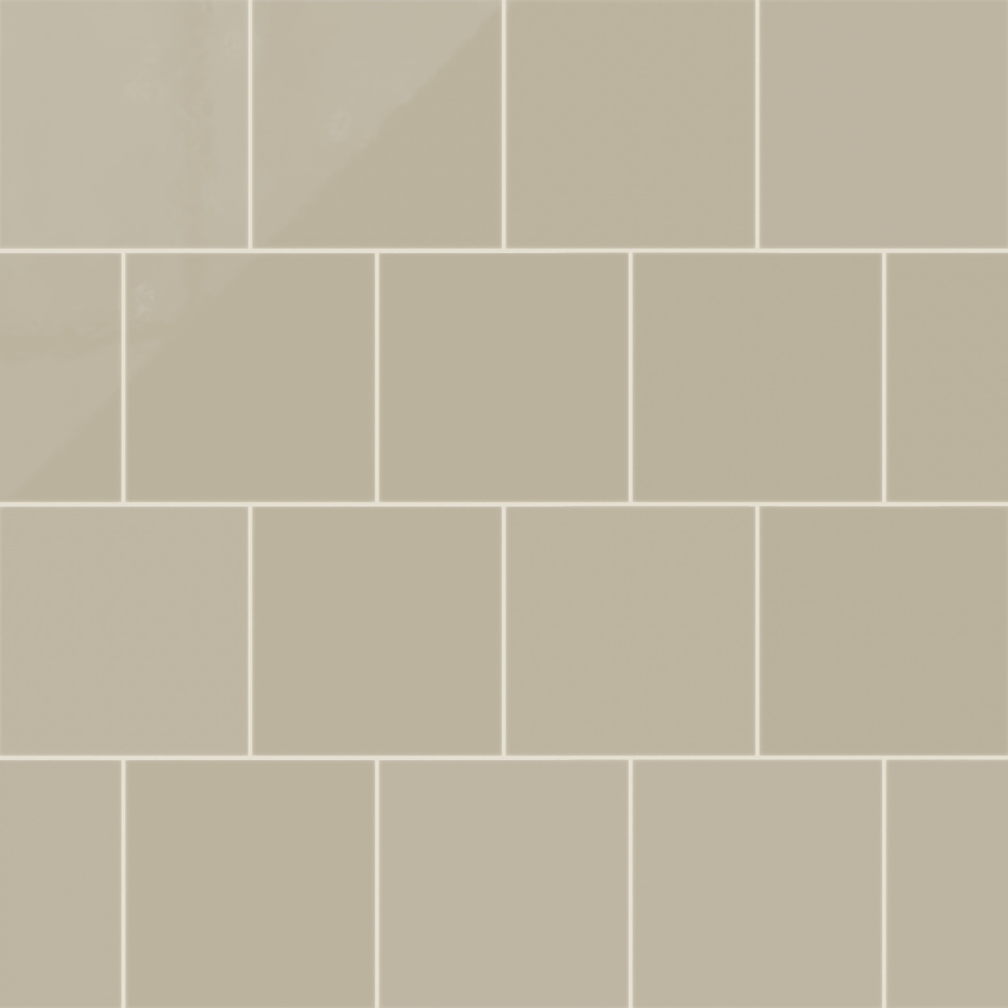 12x12 Natural Press Ceramic Tile in Morel Gloss