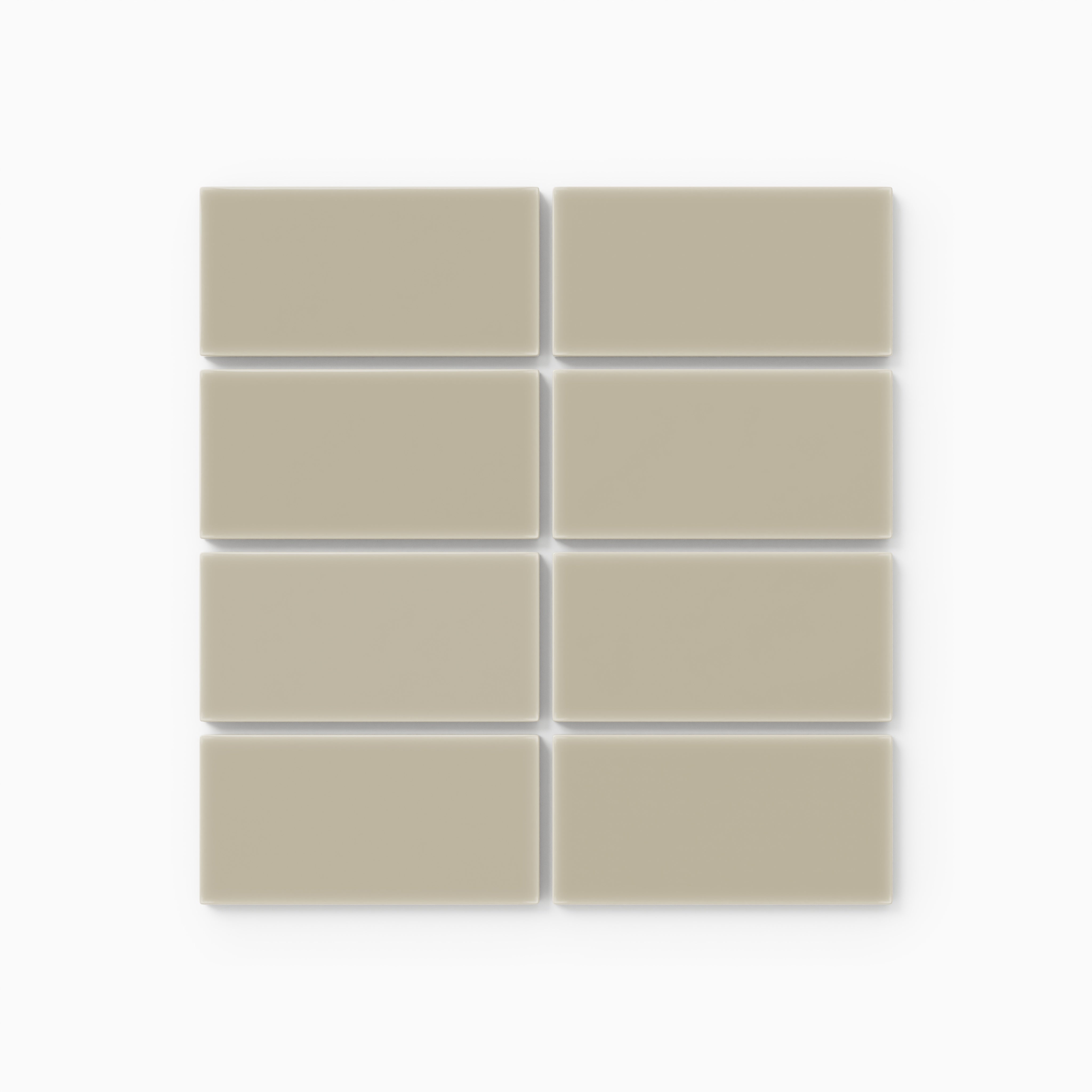 Morel 2x4 Straight Set Sheeted Gloss Natural Press Ceramic Tile