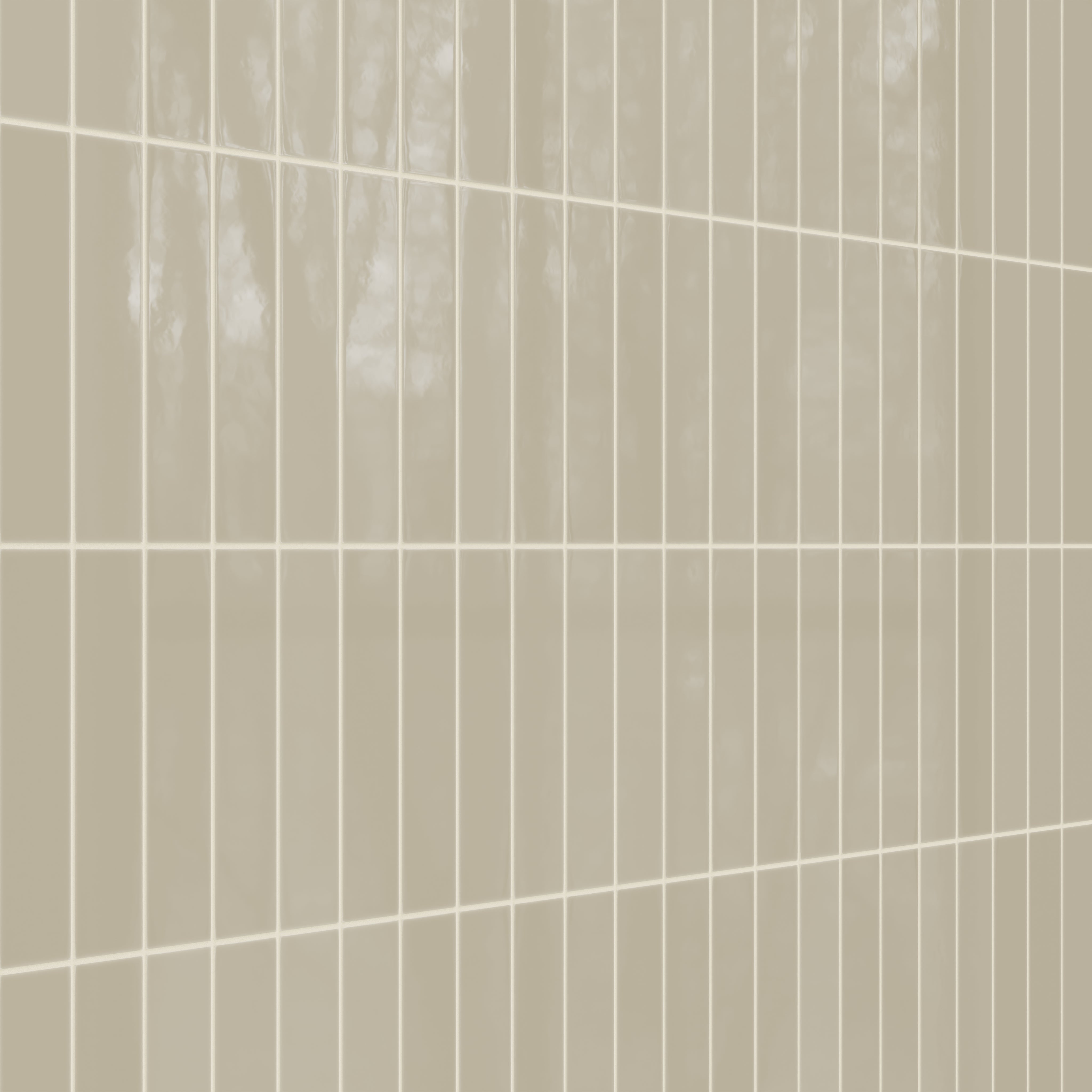 3x12 Natural Press Ceramic Tile in Morel Gloss