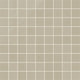 3x3 Straight Set Sheeted Natural Press Ceramic Mosaic Tile in Morel Gloss