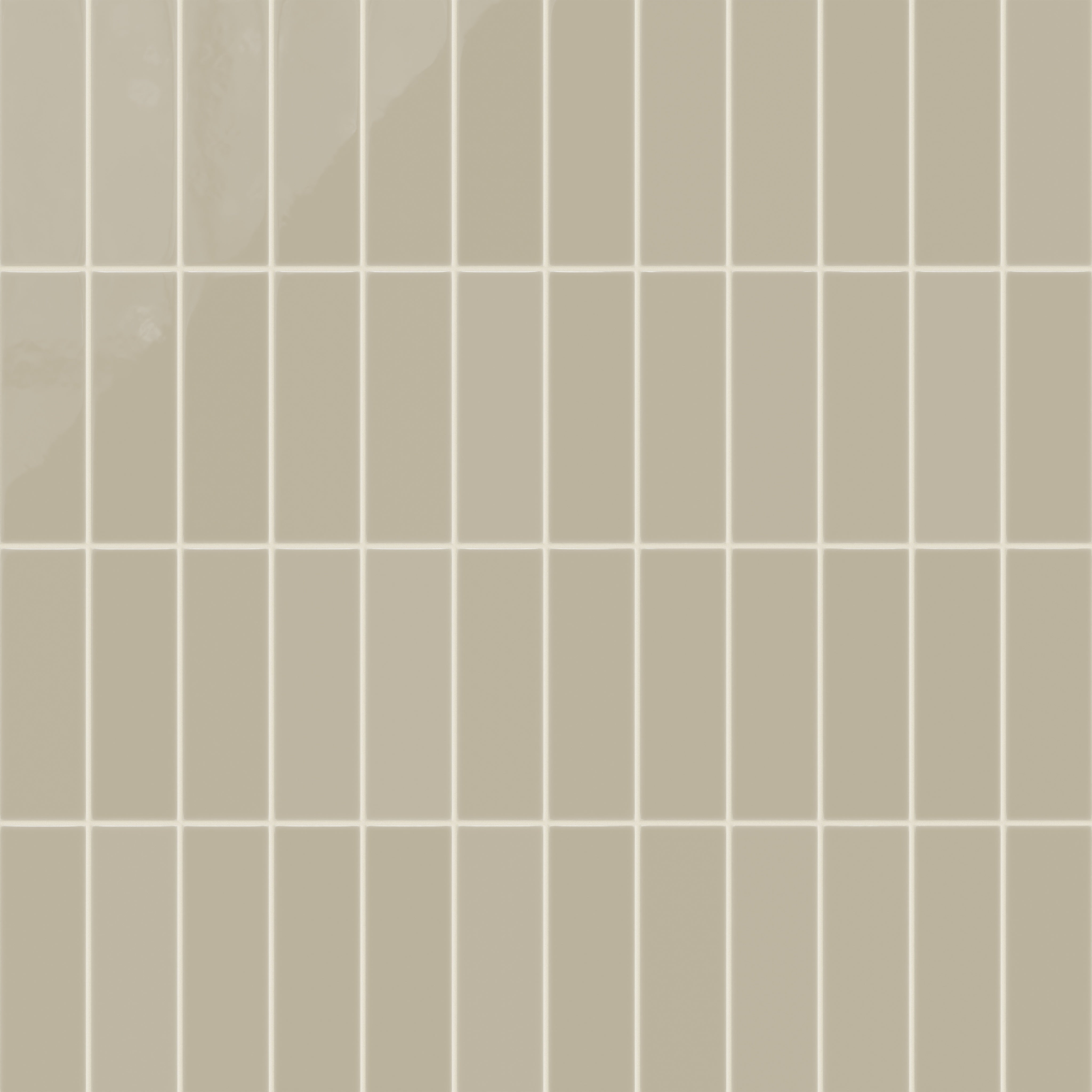 3x9 Natural Press Ceramic Tile in Morel Gloss