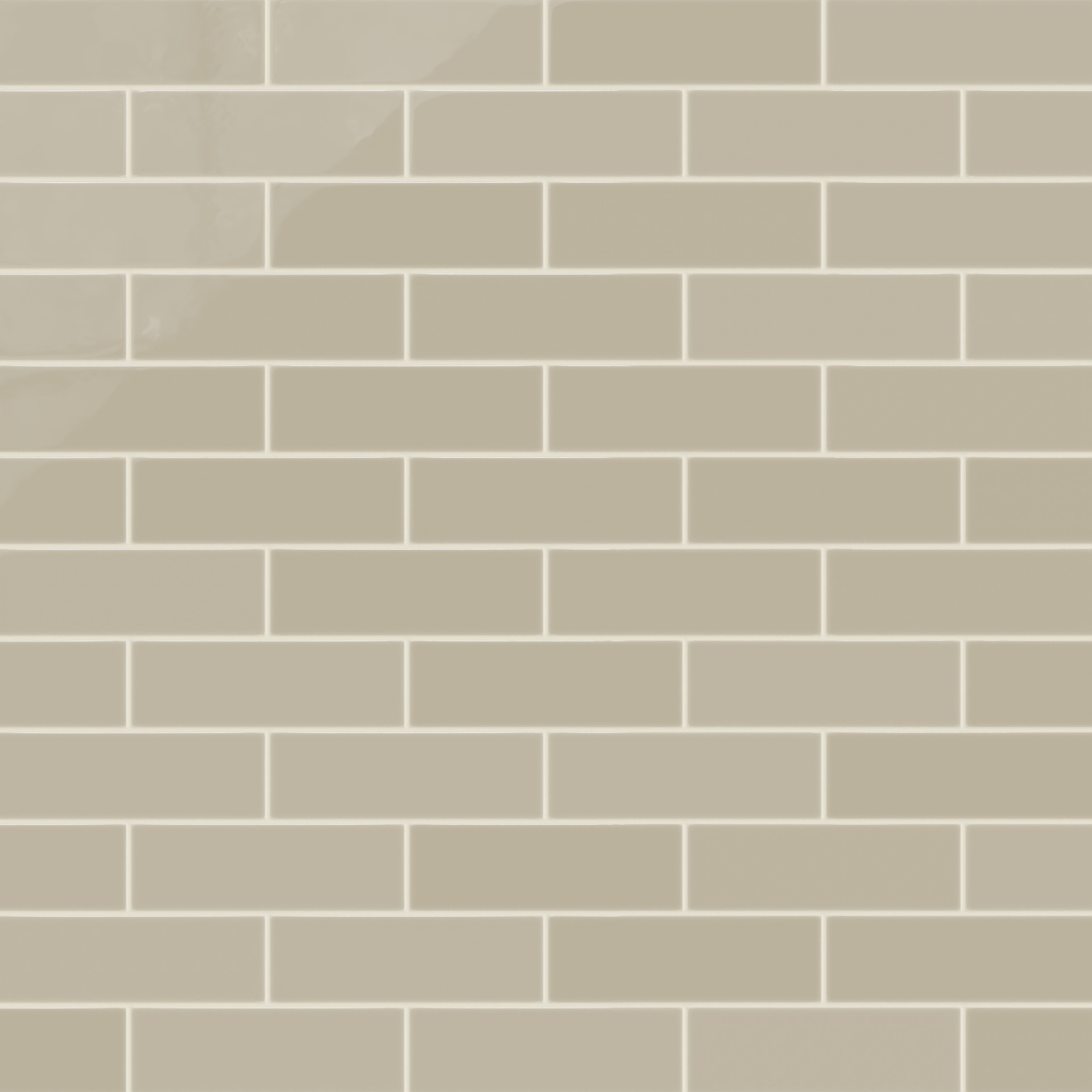 3x9 Natural Press Ceramic Tile in Morel Gloss