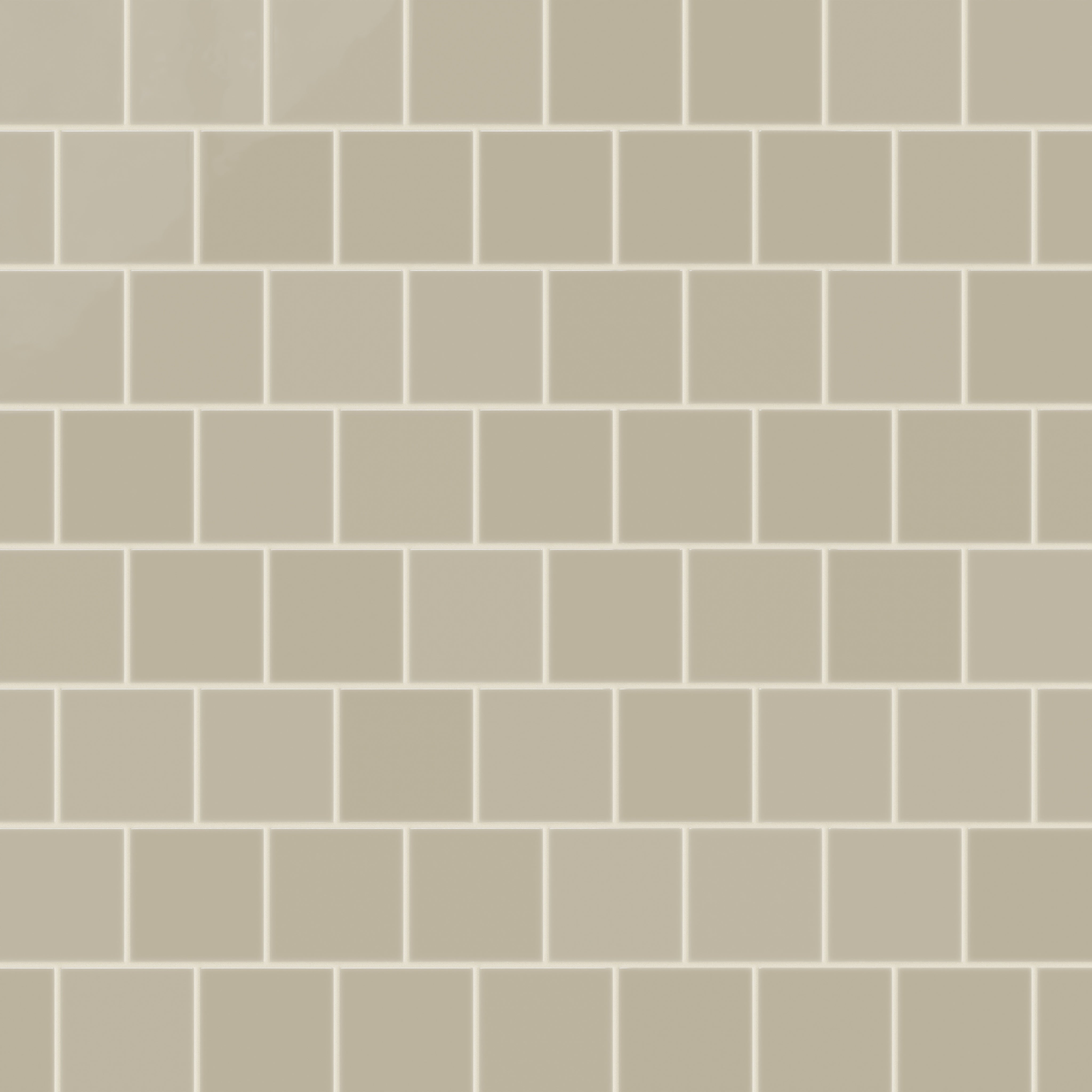4x4 Natural Press Ceramic Tile in Morel Gloss
