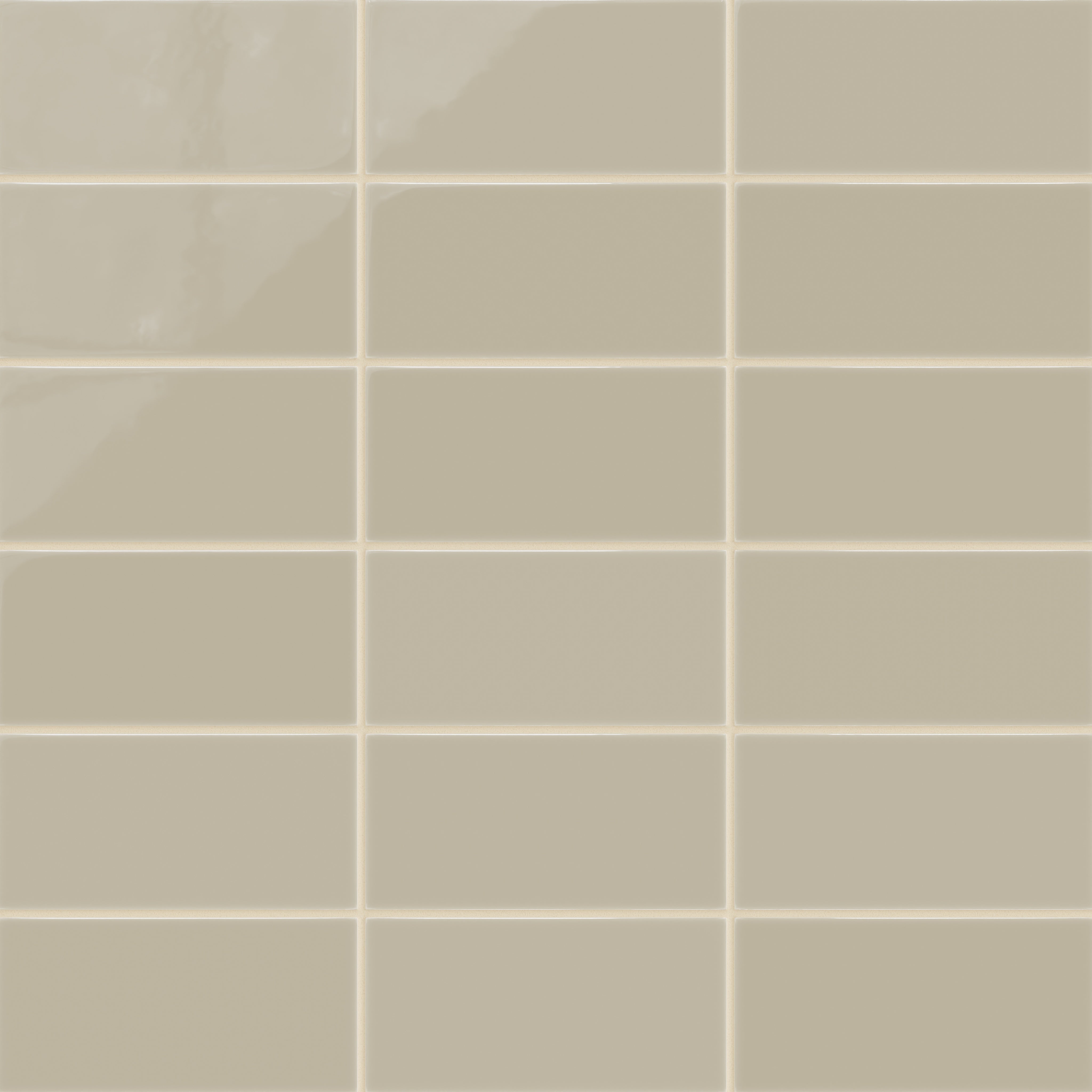 4x8 Natural Press Ceramic Tile in Morel Gloss