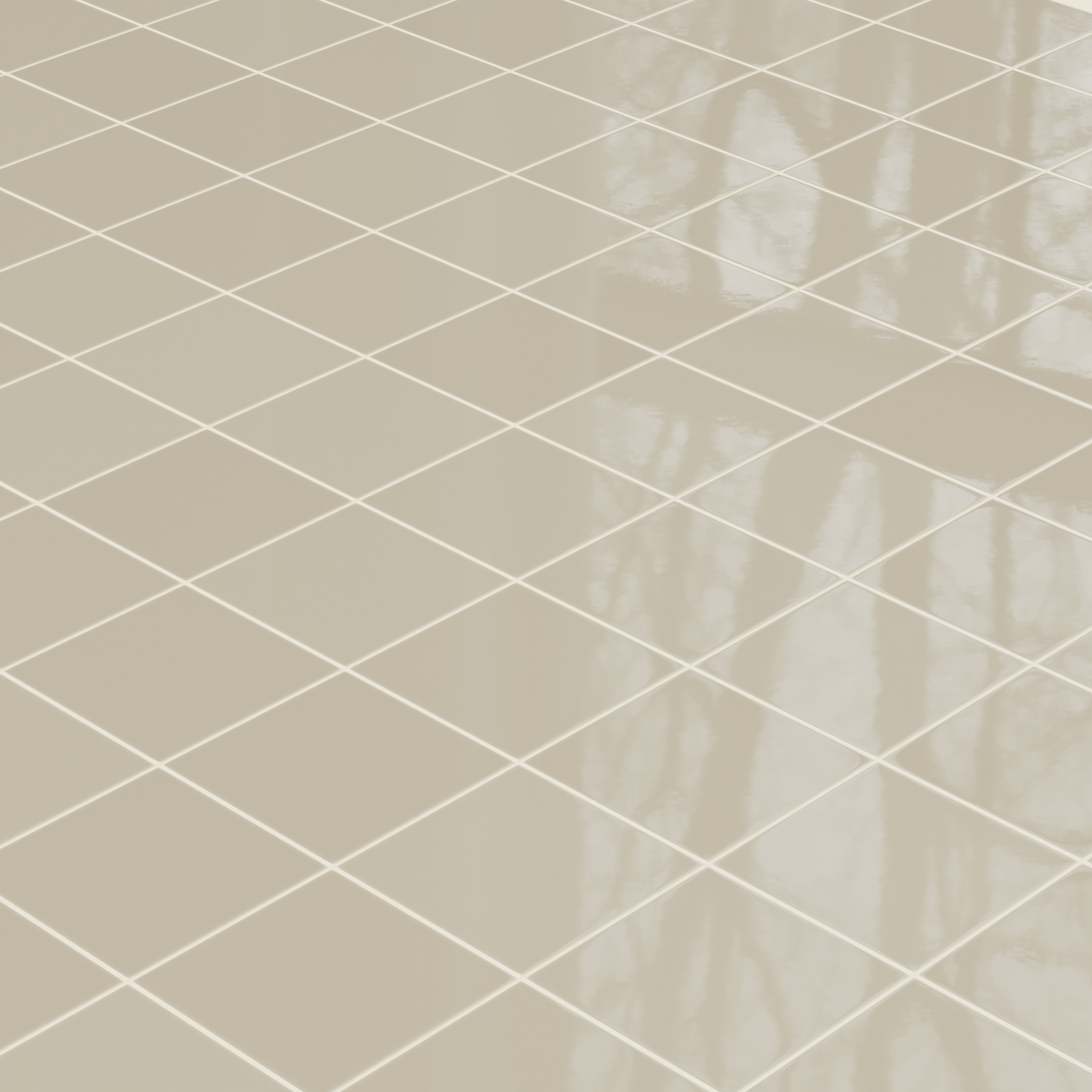 8x8 Natural Press Ceramic Tile in Morel Gloss