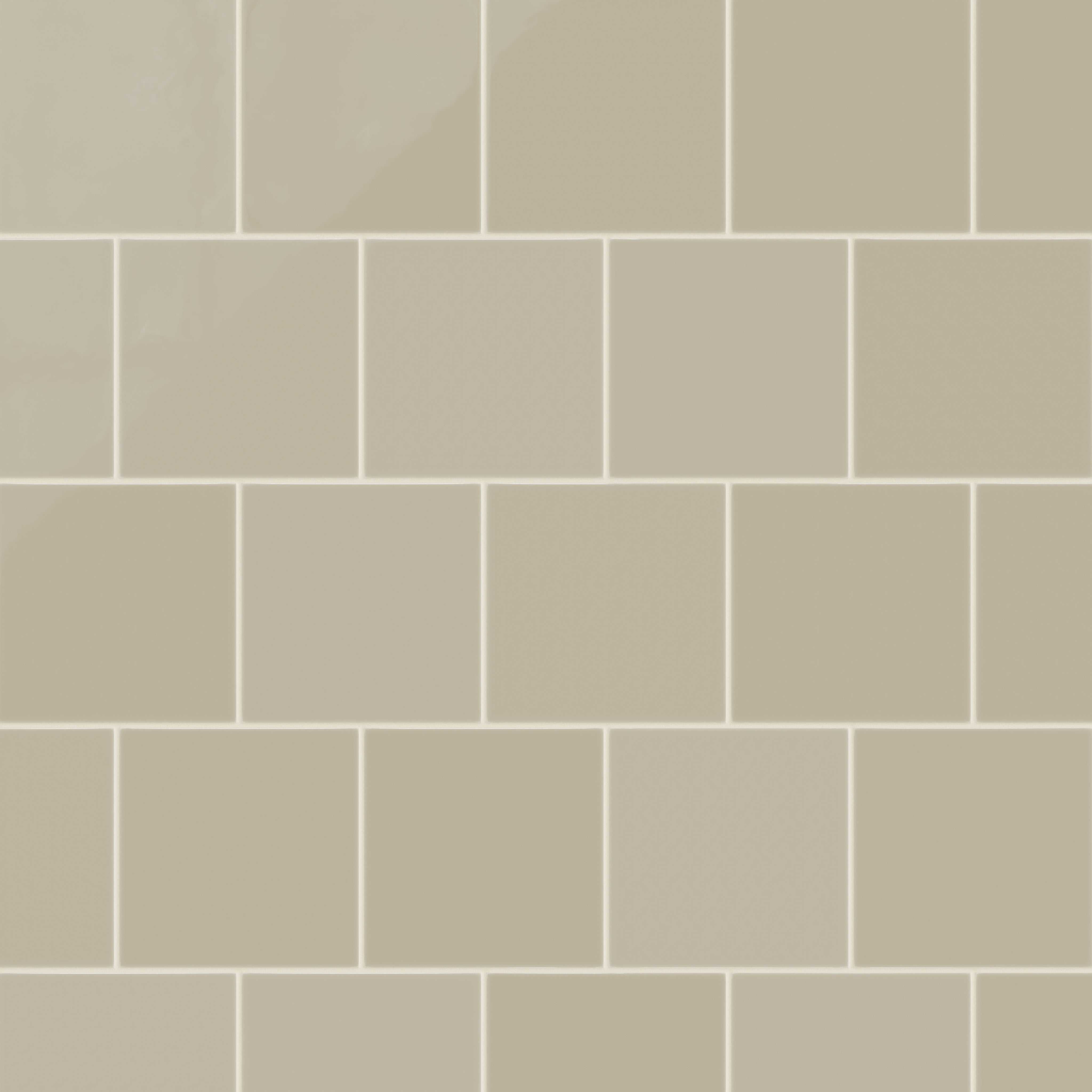 8x8 Natural Press Ceramic Tile in Morel Gloss