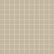 2x2 Straight Set Sheeted Natural Press Ceramic Mosaic Tile in Morel Matte