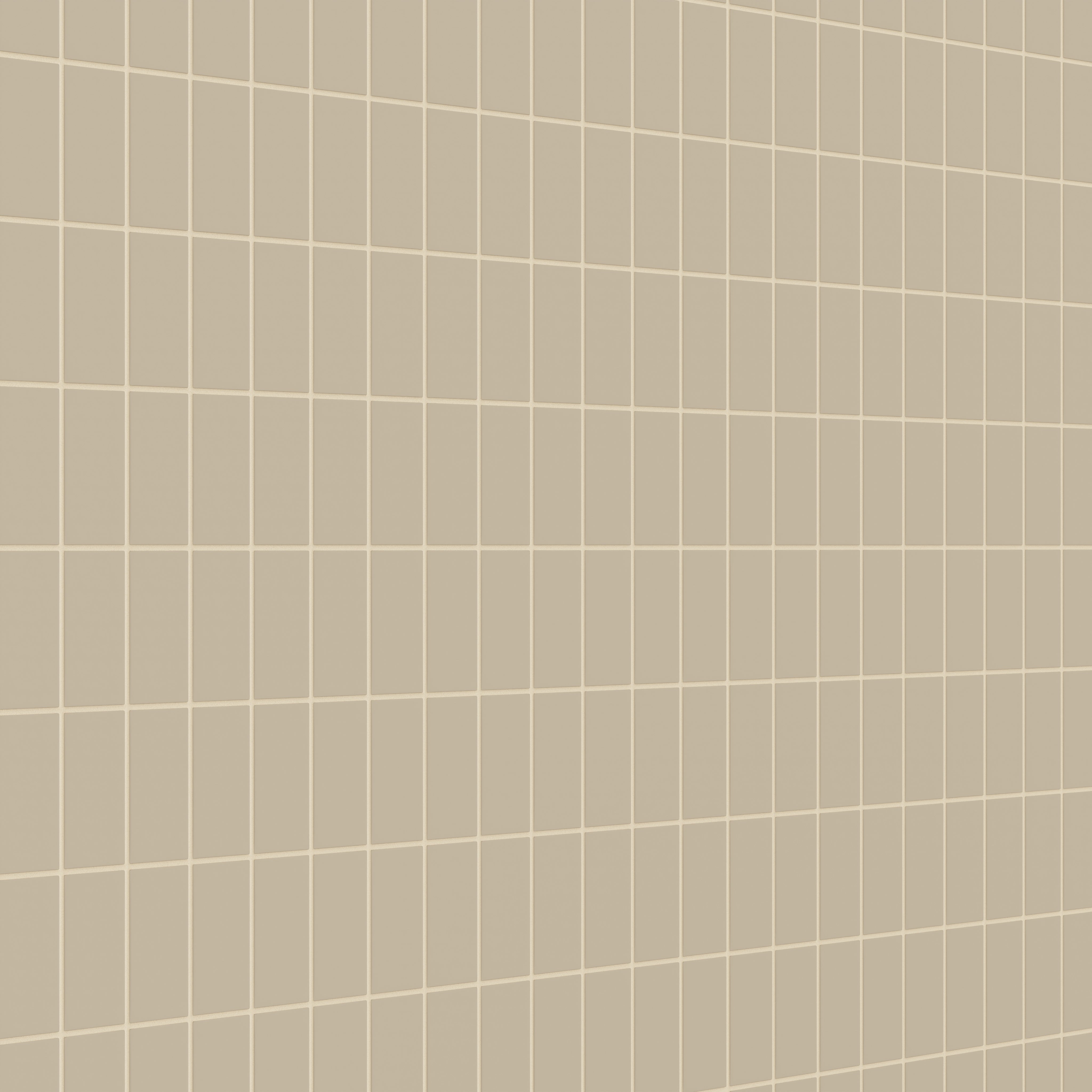 2x4 Straight Set Sheeted Natural Press Ceramic Mosaic Tile in Morel Matte