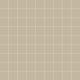 3x3 Straight Set Sheeted Natural Press Ceramic Mosaic Tile in Morel Matte