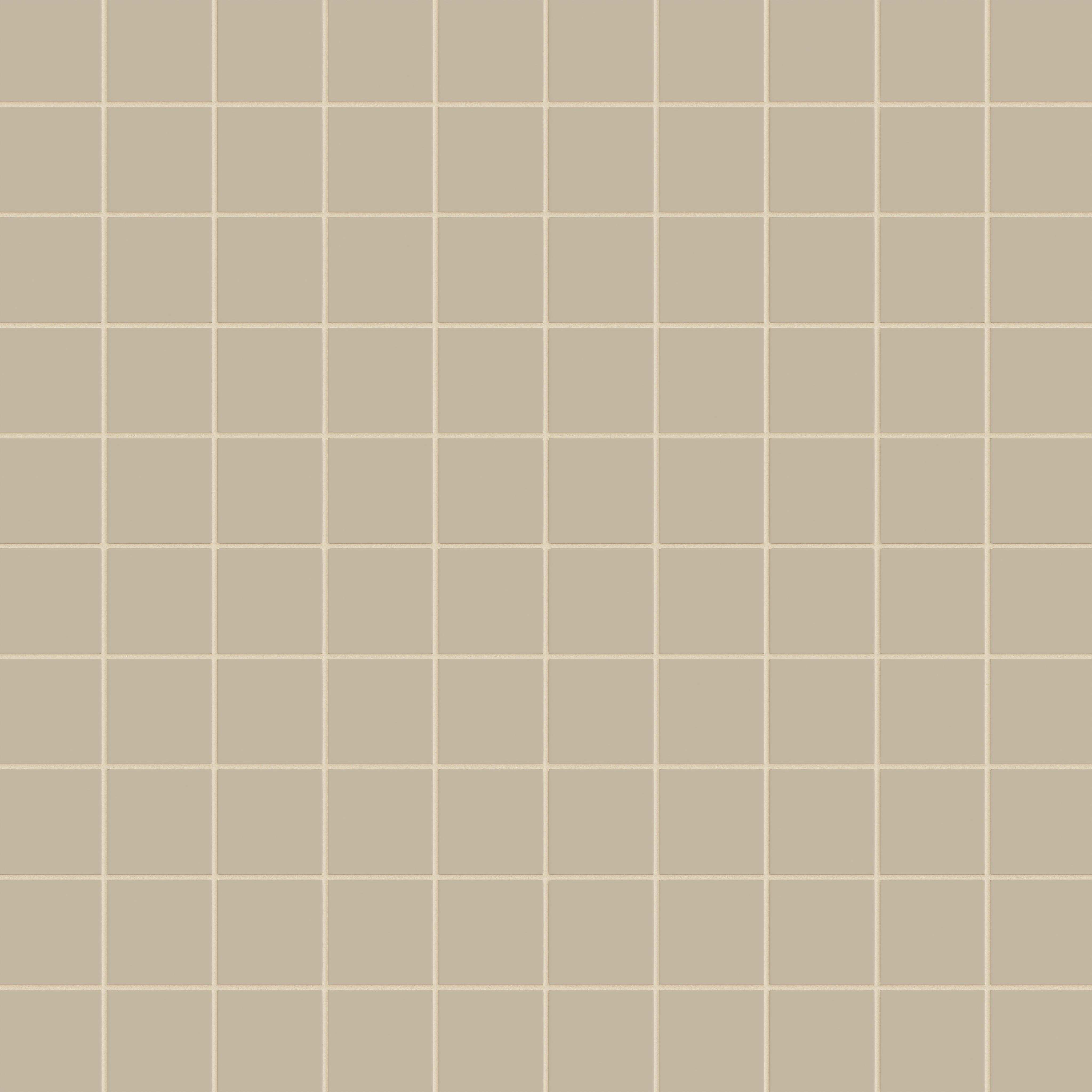 3x3 Straight Set Sheeted Natural Press Ceramic Mosaic Tile in Morel Matte