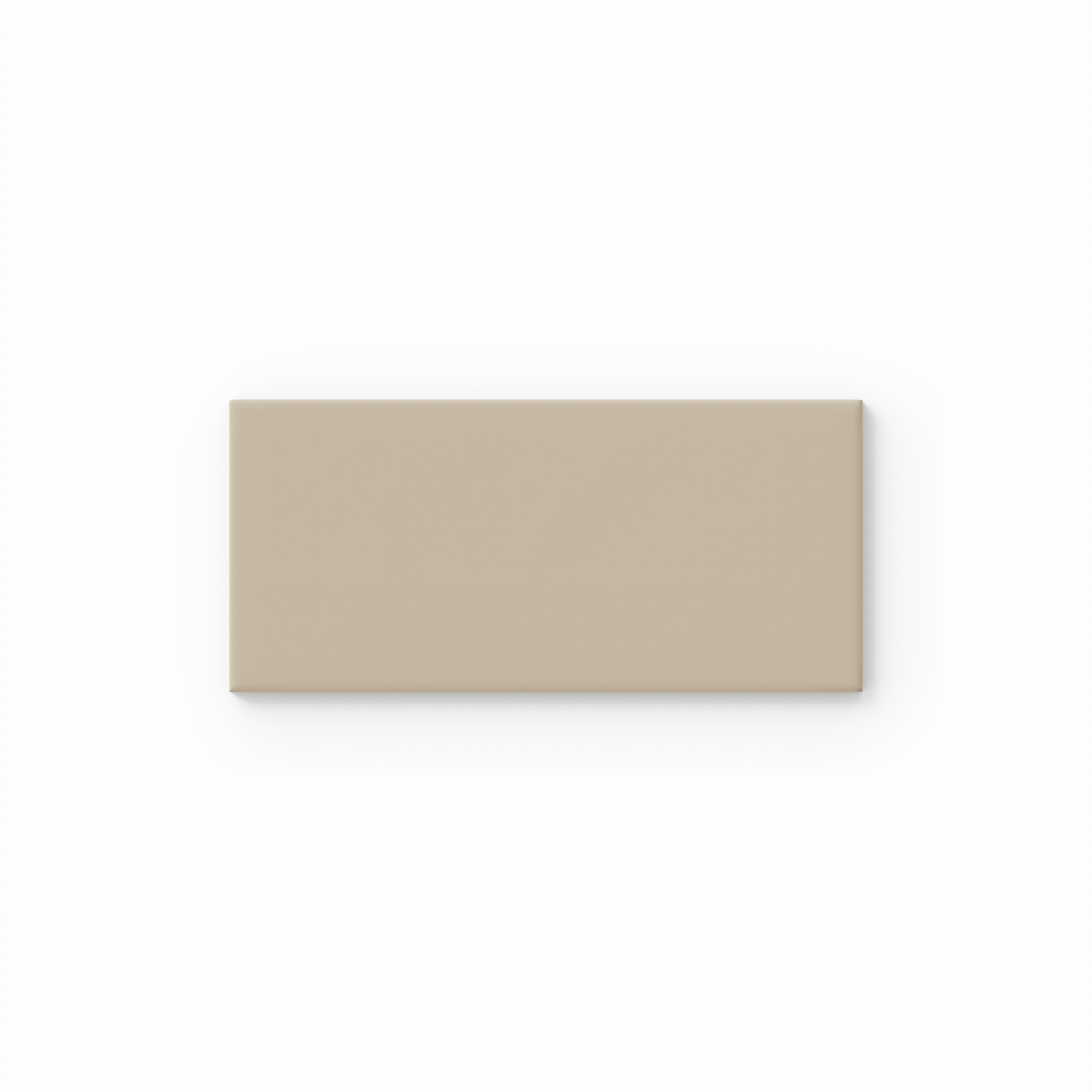 3x6 Natural Press Ceramic Tile in Morel Matte