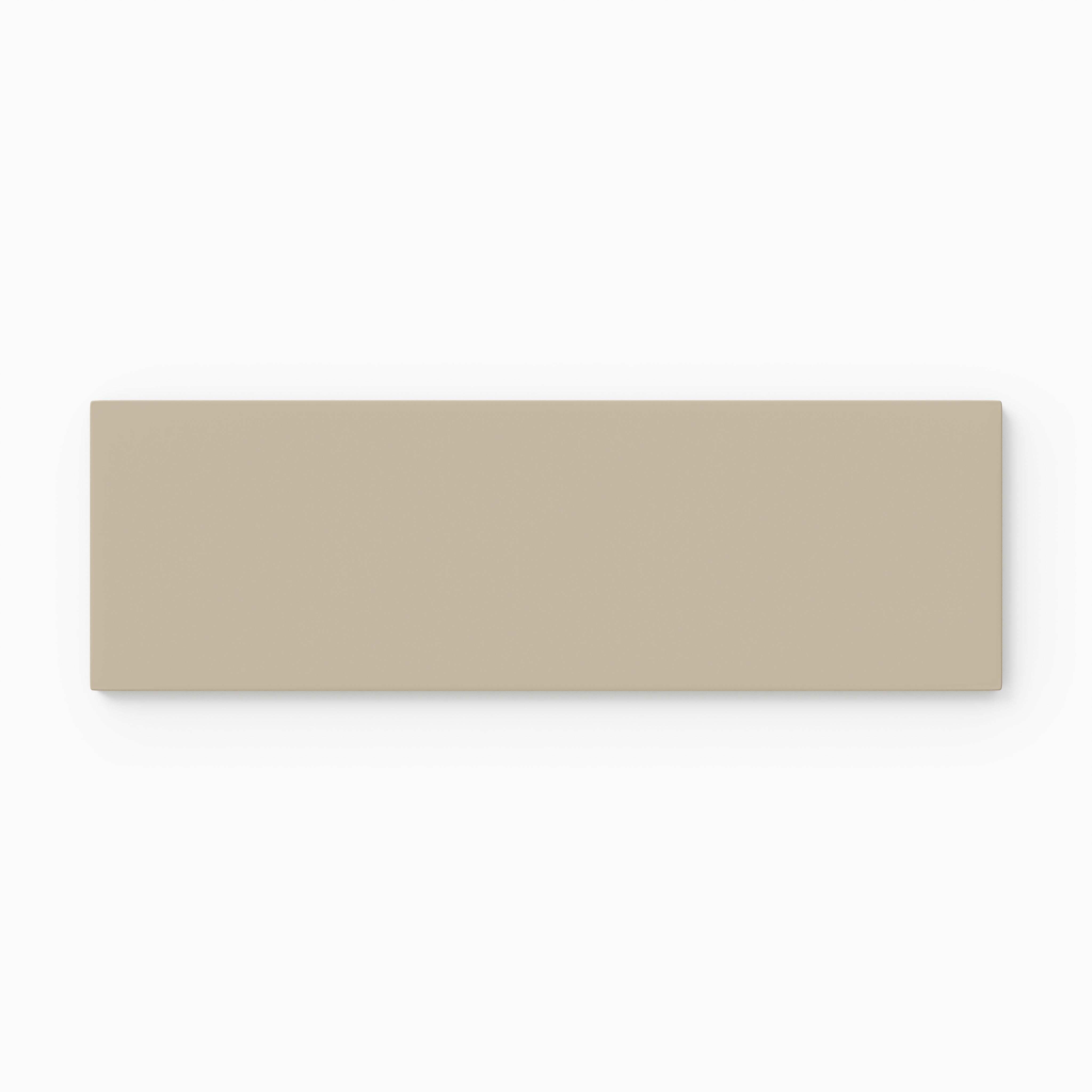 3x9 Natural Press Ceramic Tile in Morel Matte