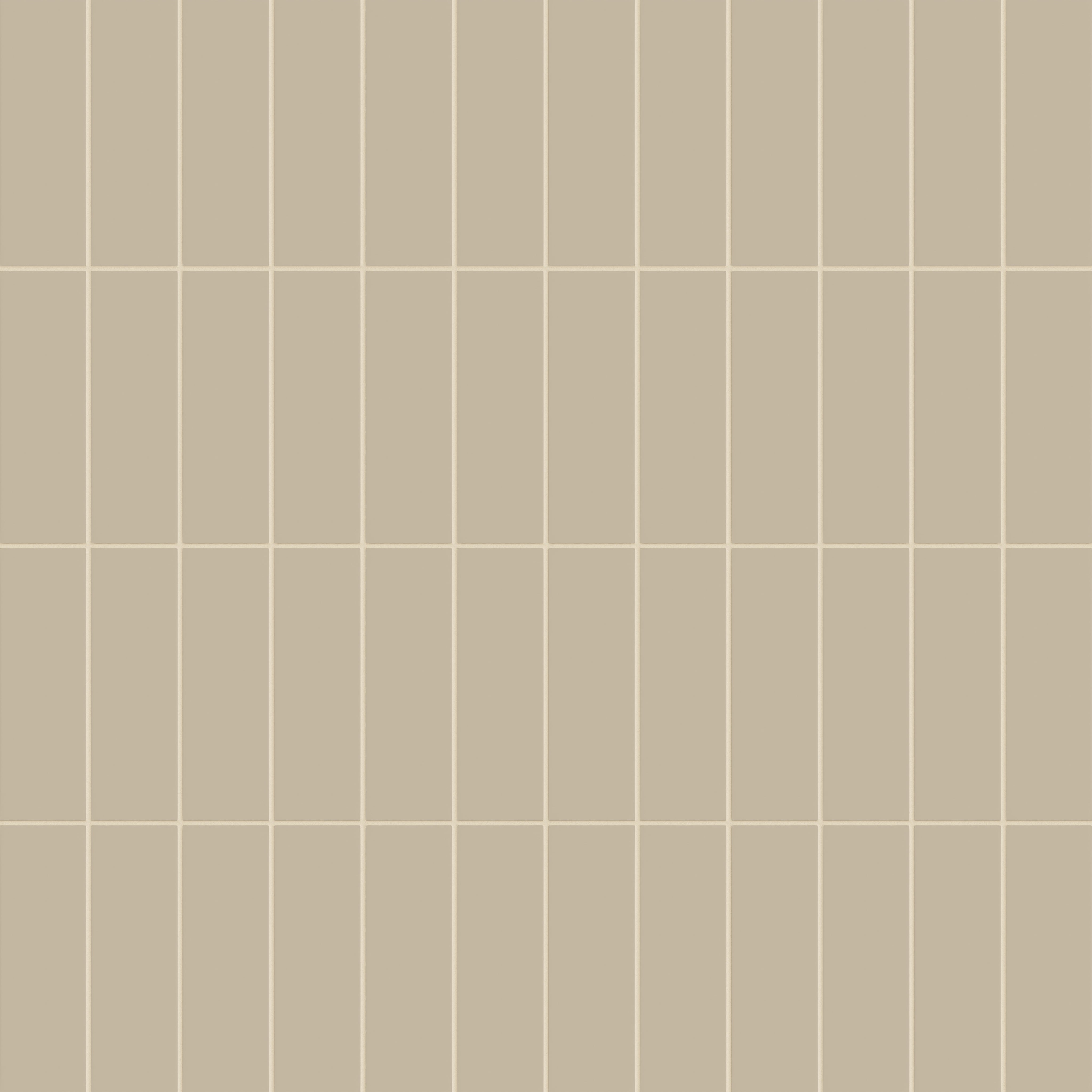 3x9 Natural Press Ceramic Tile in Morel Matte