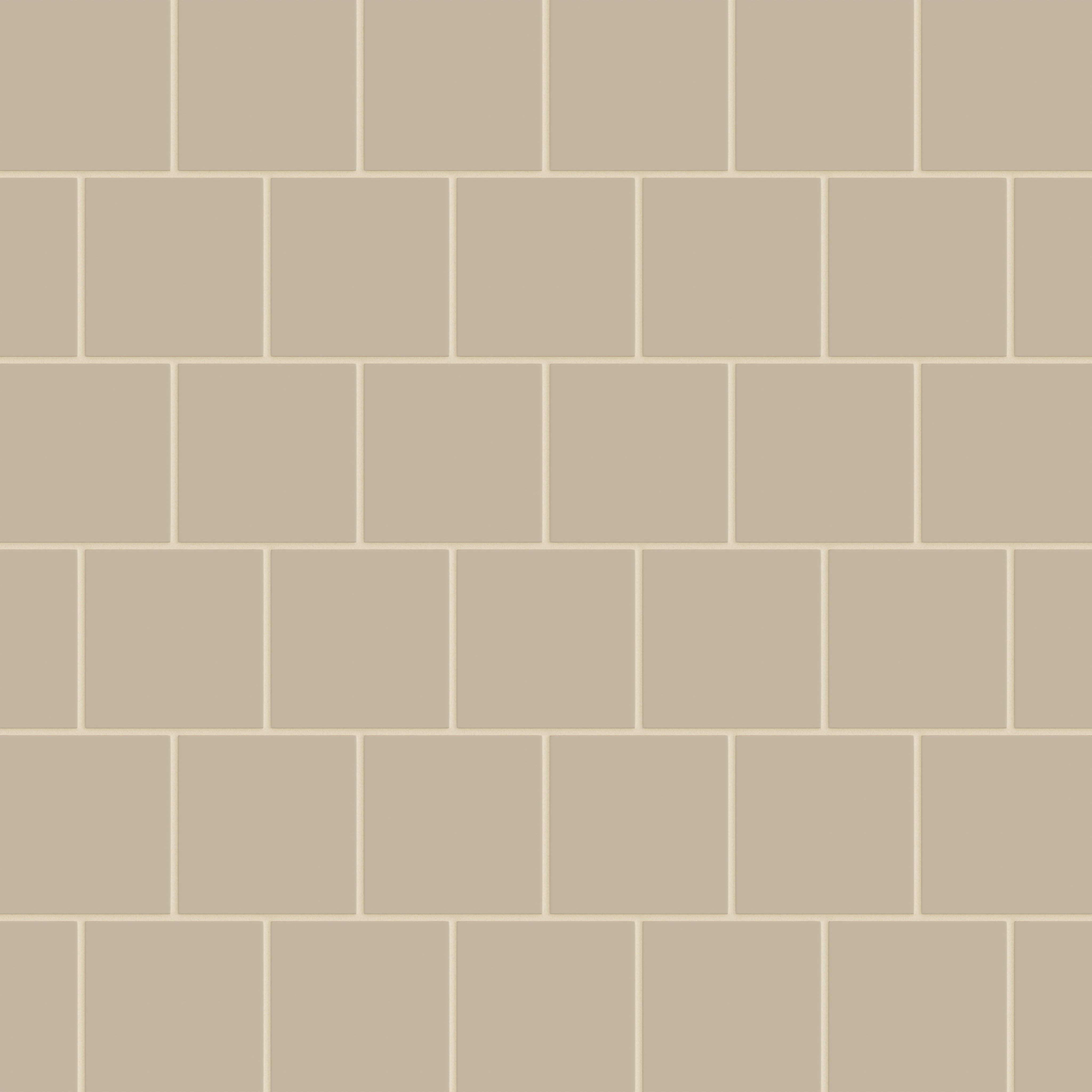 4x4 Natural Press Ceramic Tile in Morel Matte