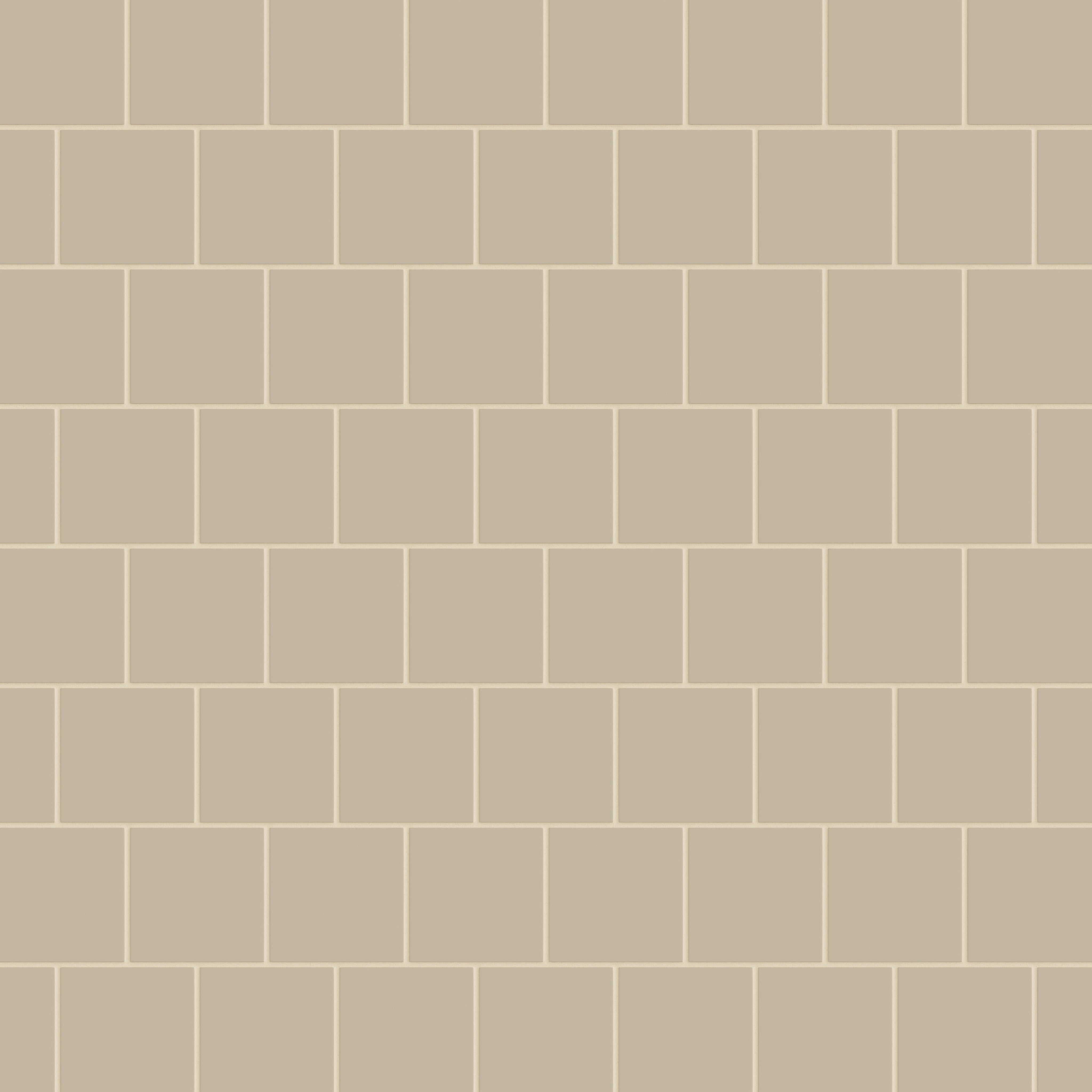 4x4 Natural Press Ceramic Tile in Morel Matte