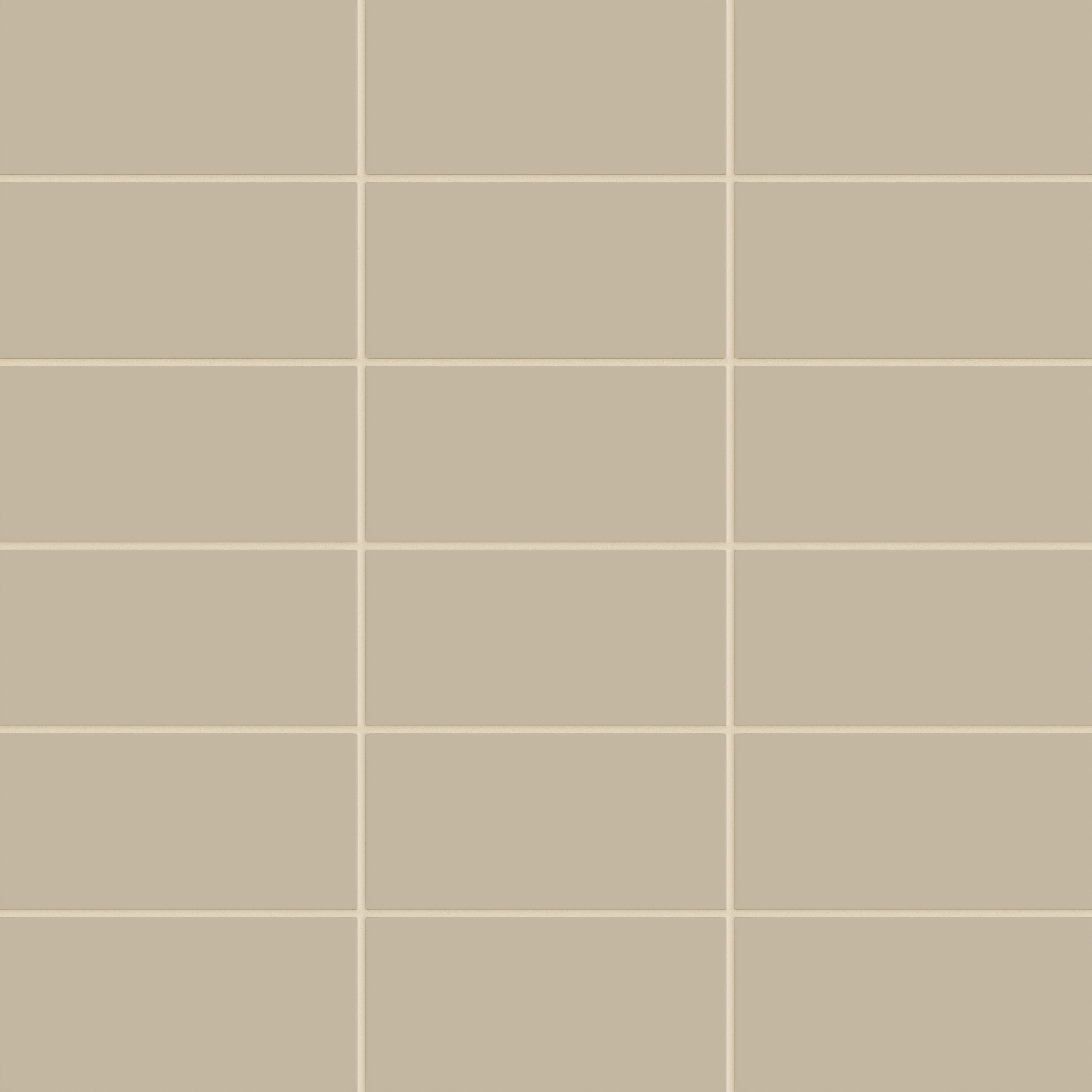 4x8 Natural Press Ceramic Tile in Morel Matte