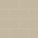 6x12 Natural Press Ceramic Tile in Morel Matte