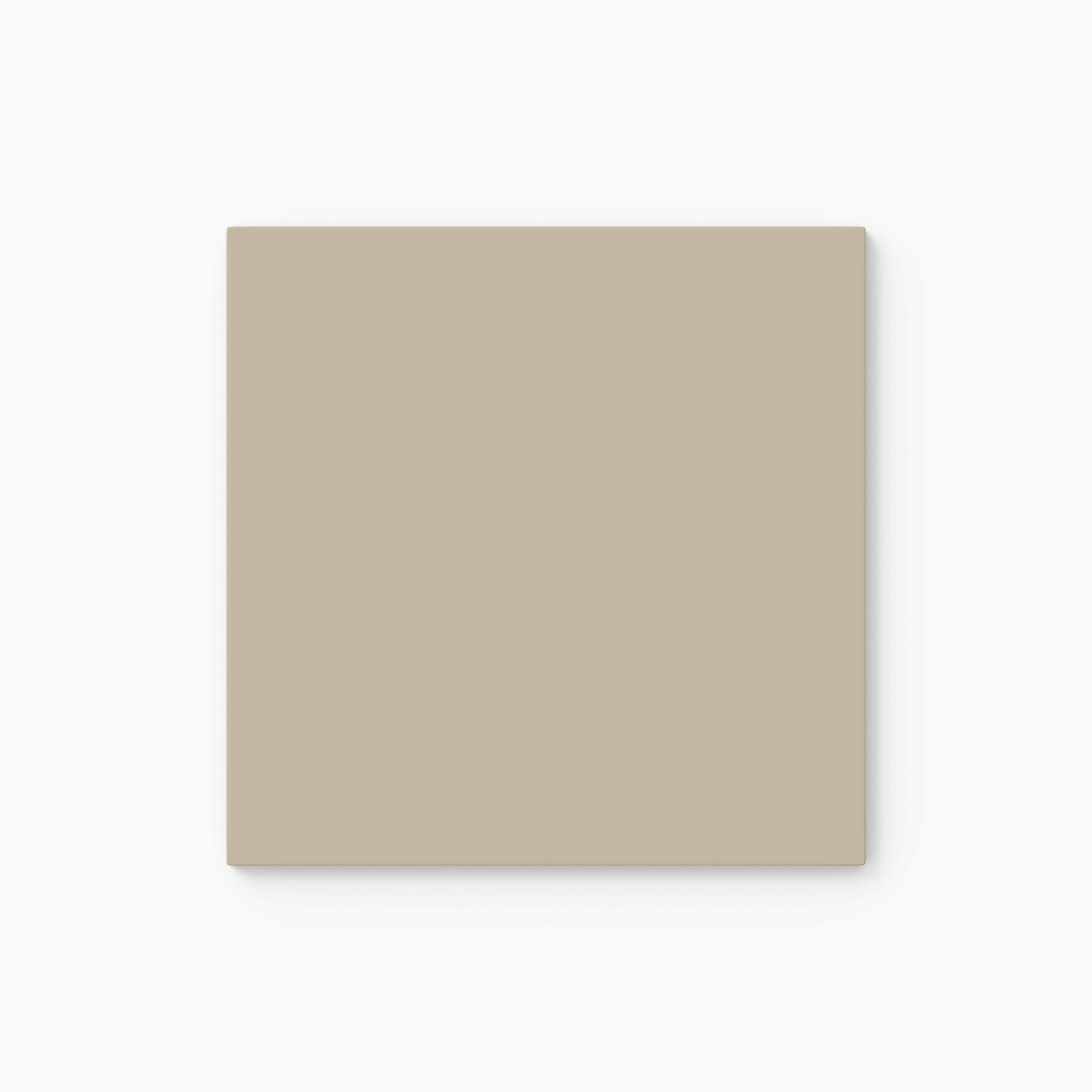 6x6 Natural Press Ceramic Tile in Morel Matte