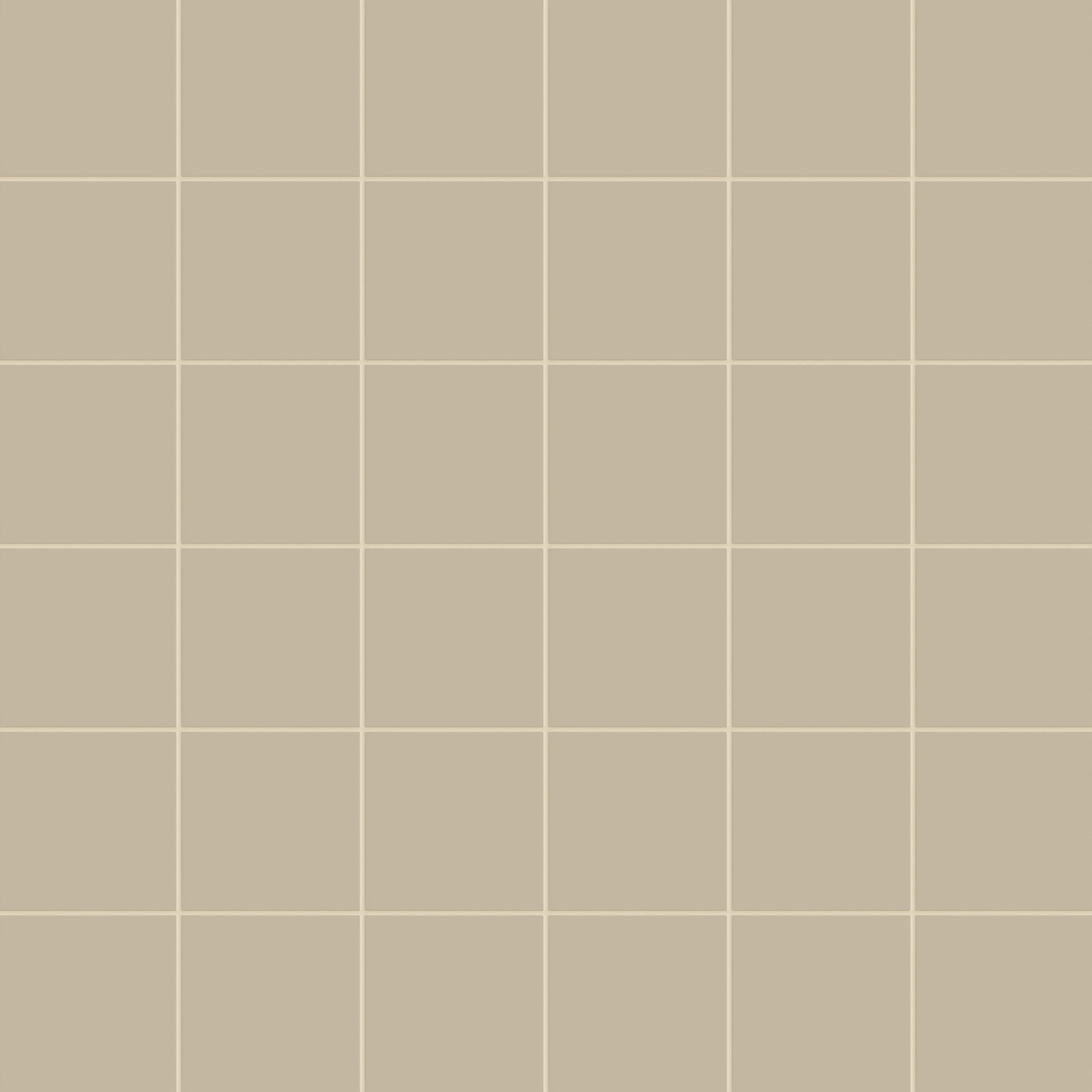 6x6 Natural Press Ceramic Tile in Morel Matte
