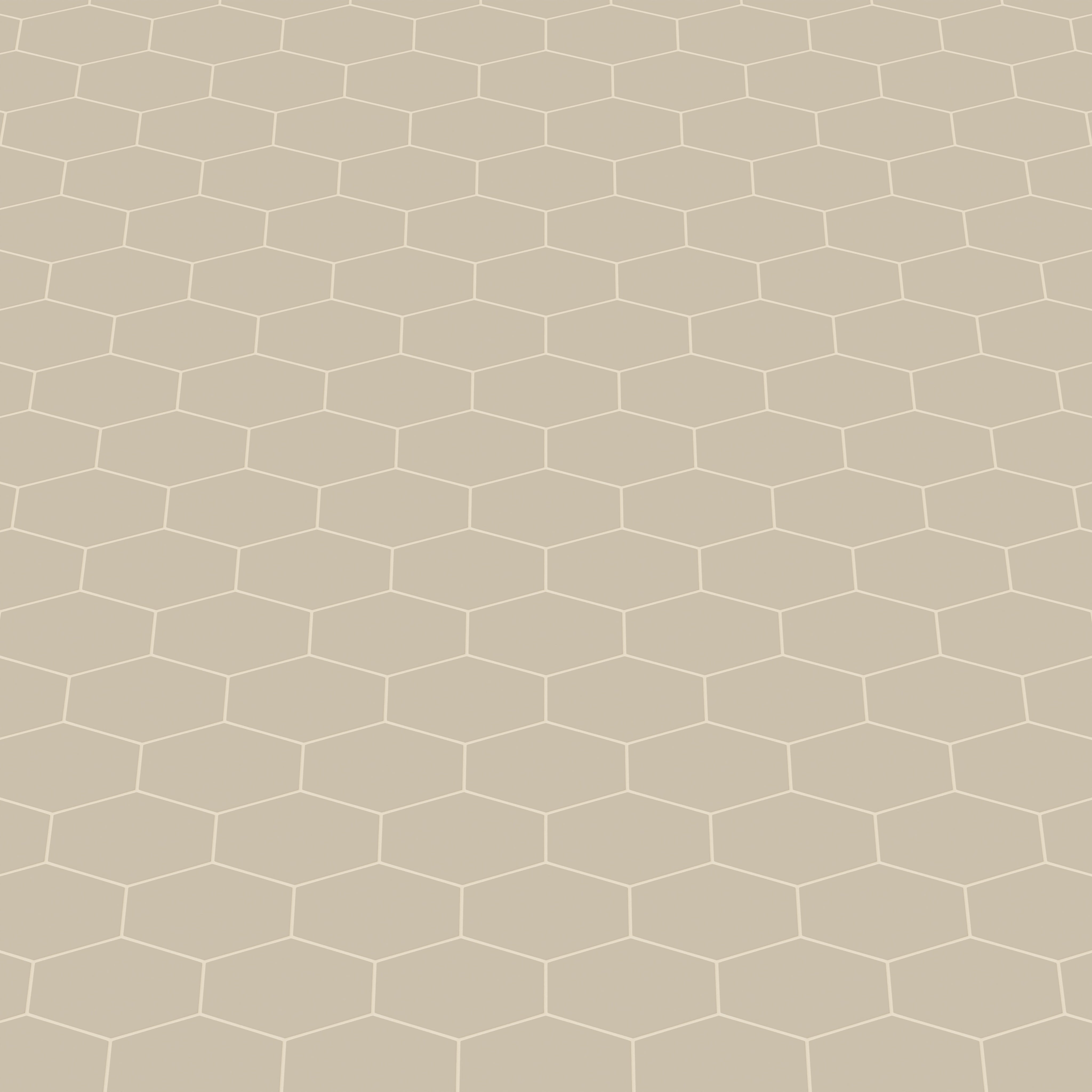 Elongated Hexagon Natural Press Ceramic Tile in Morel Matte
