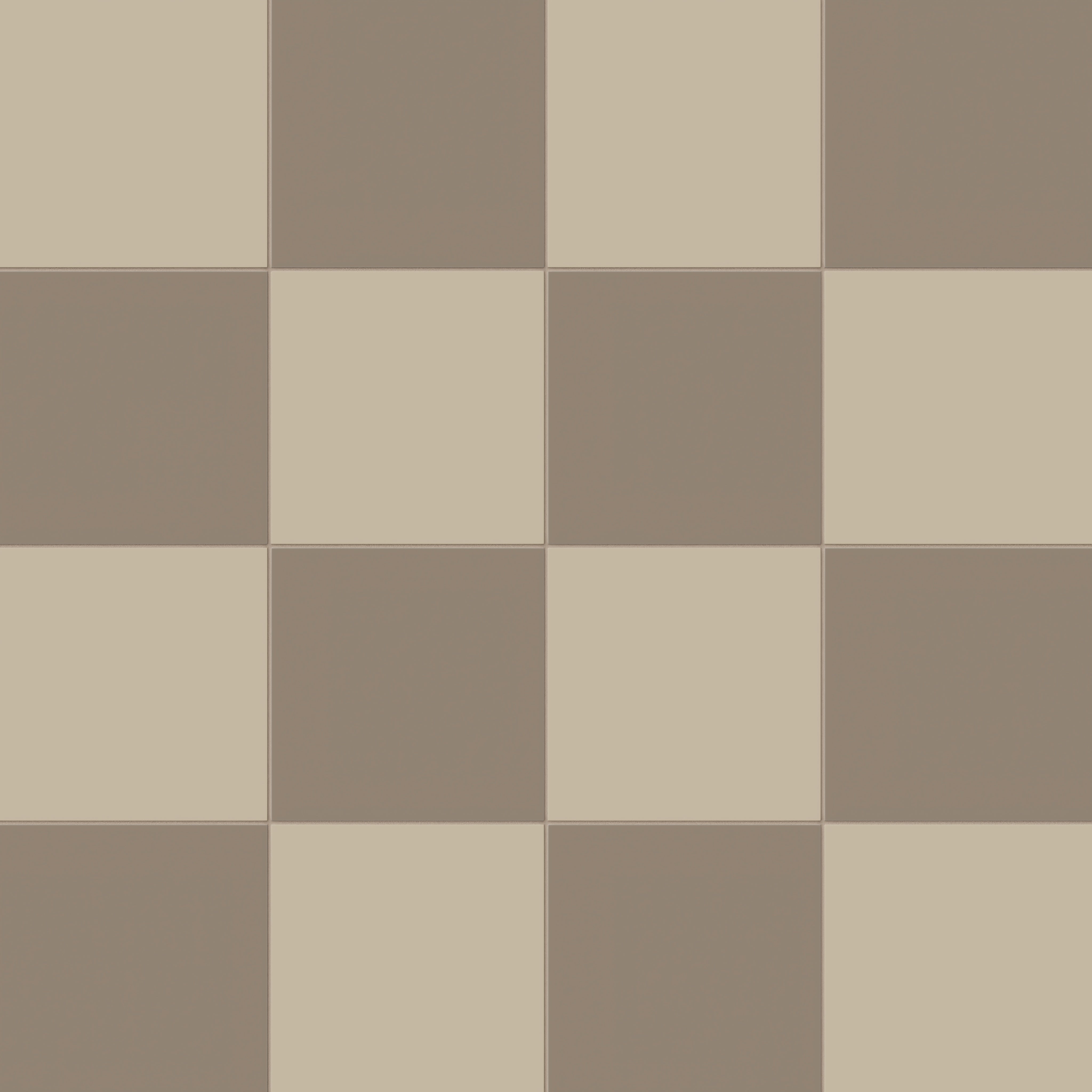 12x12 Natural Press Ceramic Tile in Morel and Sawtooth Matte