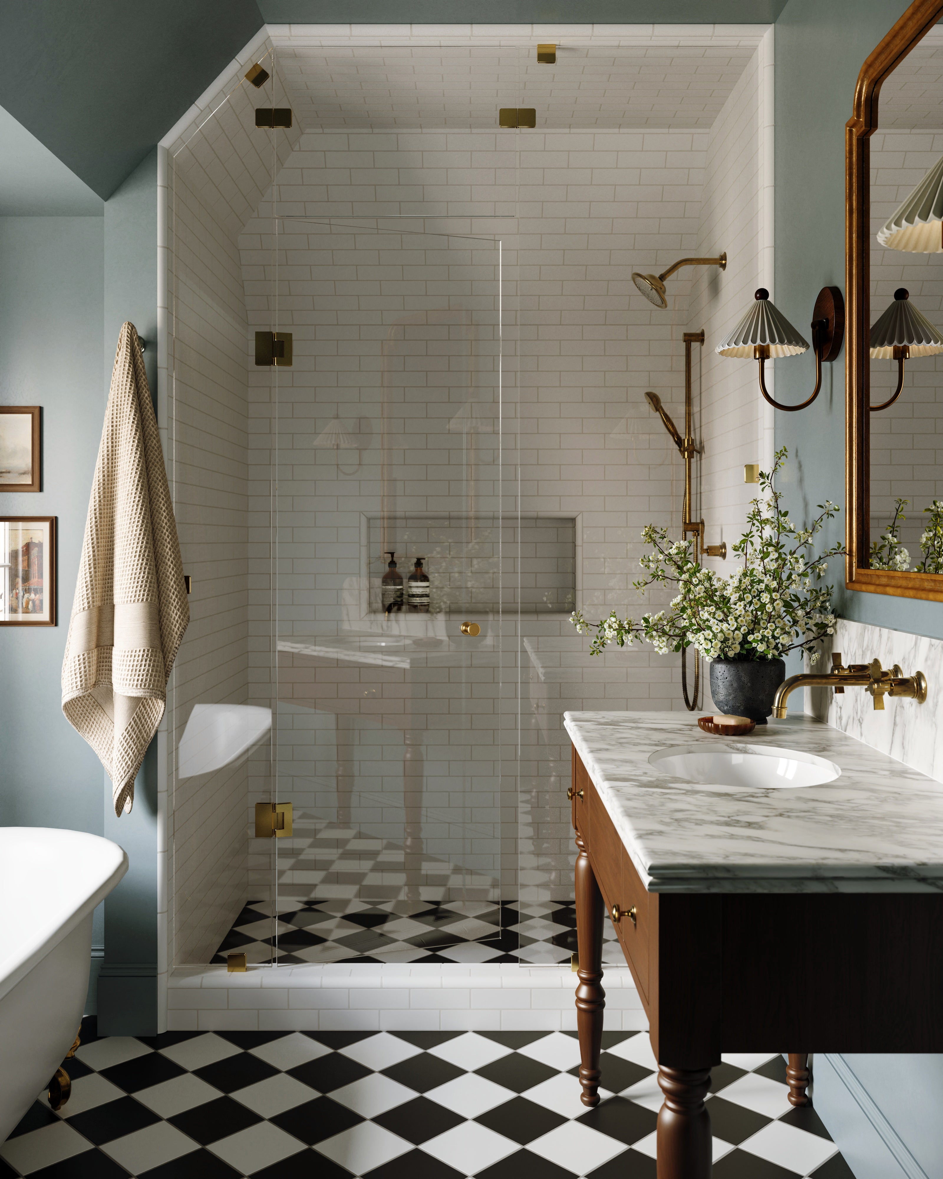6x6 Natural Press Ceramic Tile in Salt Creek Matte