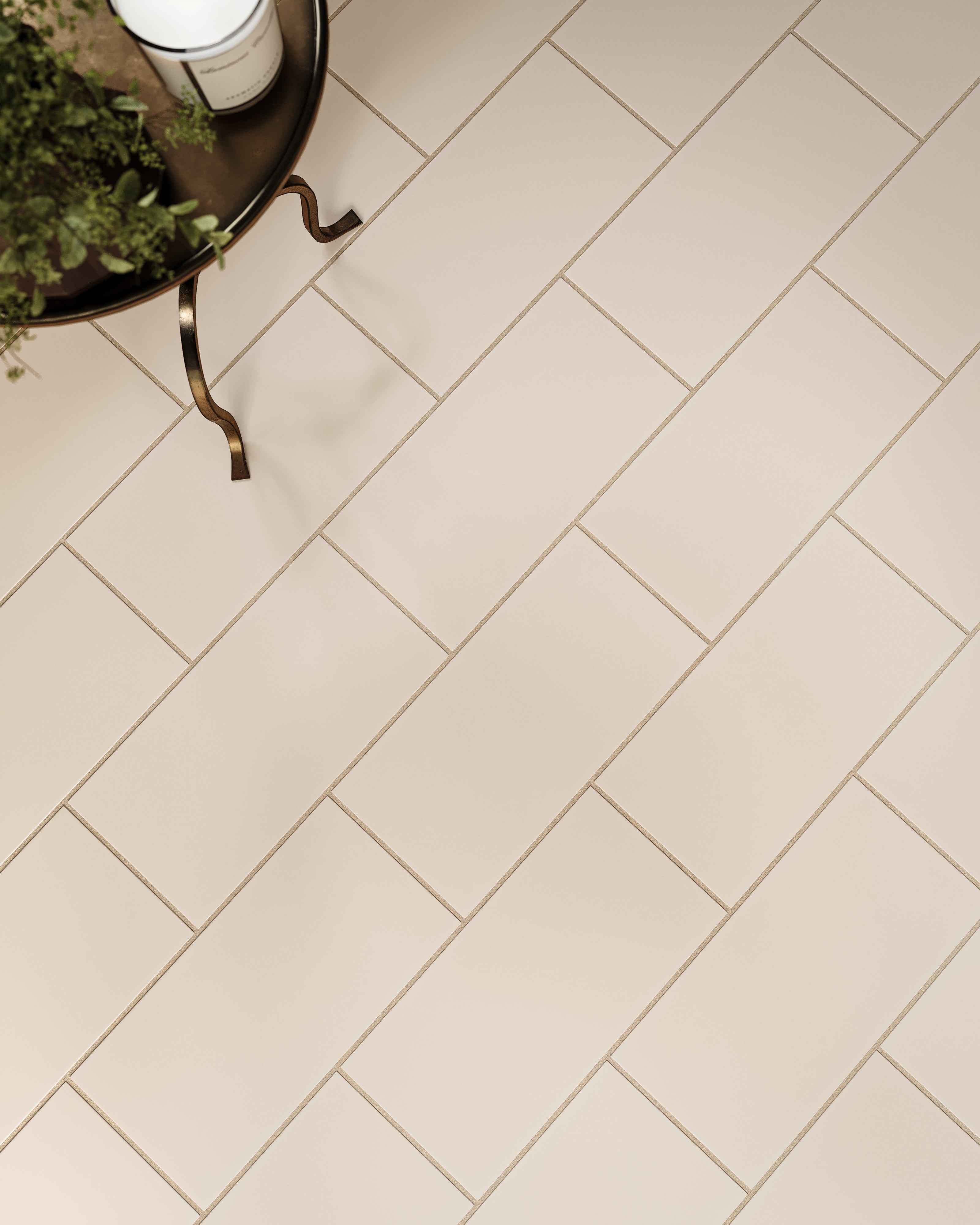 6x12 Natural Press Ceramic Tile in Full Sail Matte