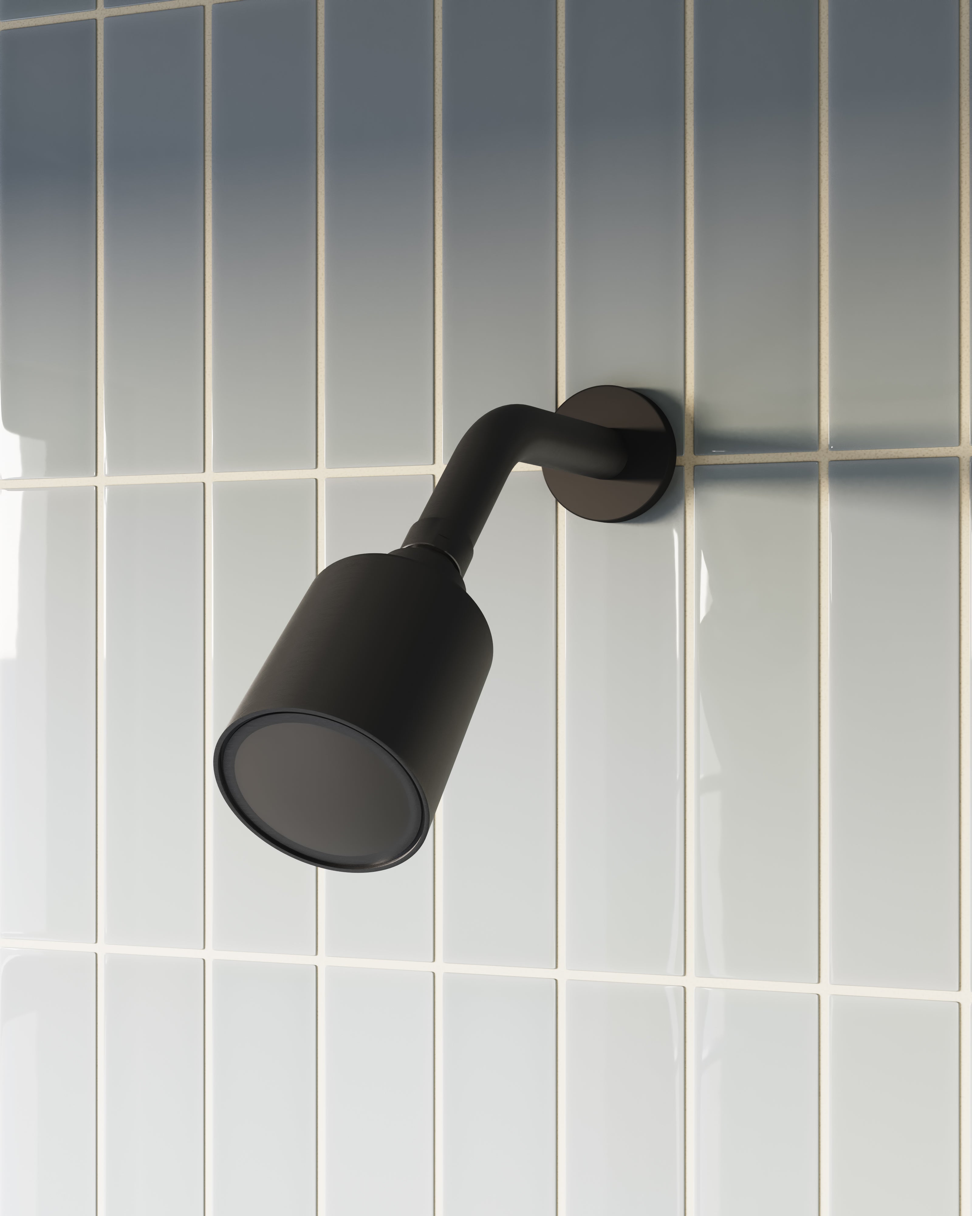 Contour & Foundry 45-Degree 8" Shower Arm with Flange in Oil Rubbed Bronze