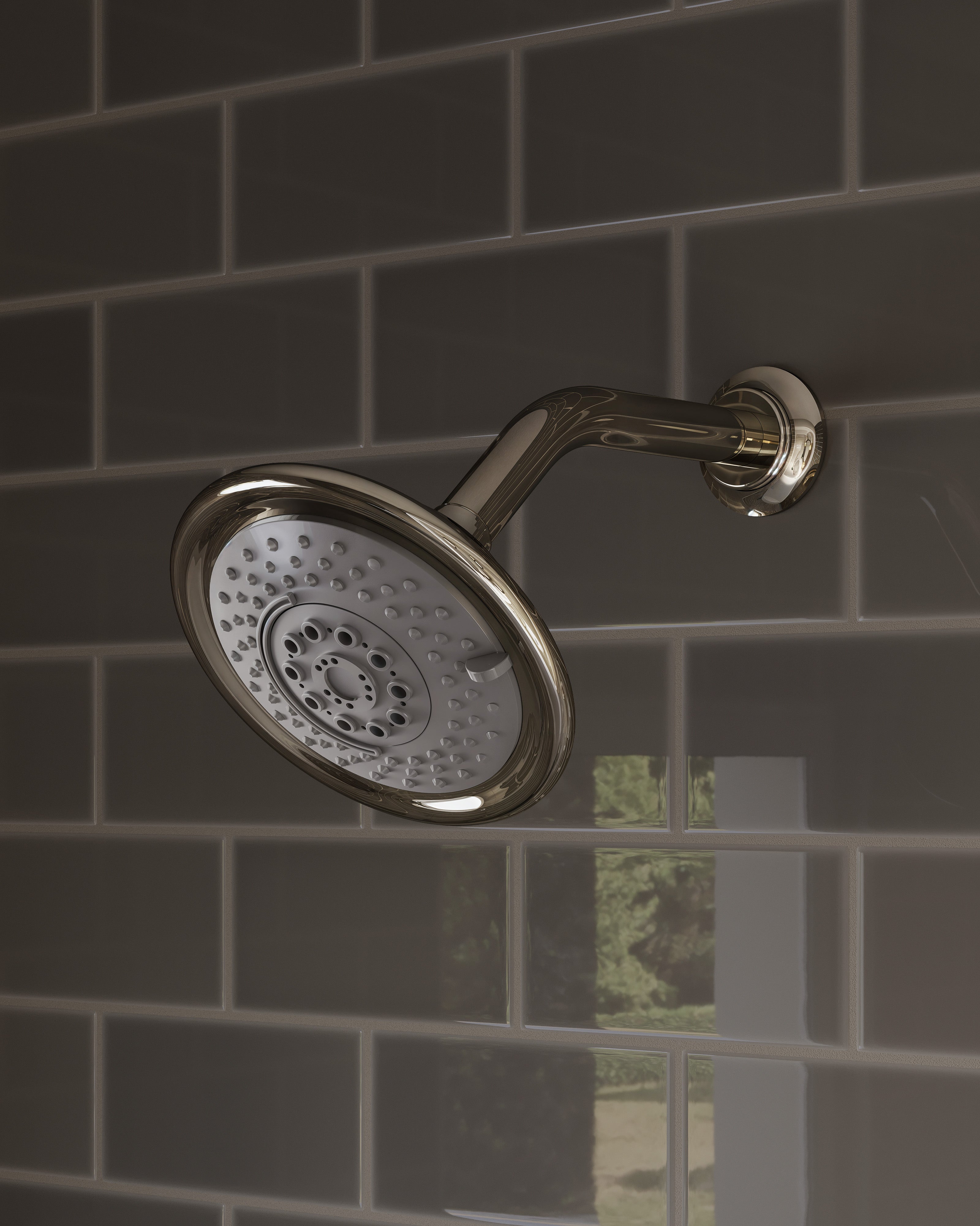 Emerson Thermostatic Tub/ Shower/ Handshower - Lever Handle in Polished Nickel