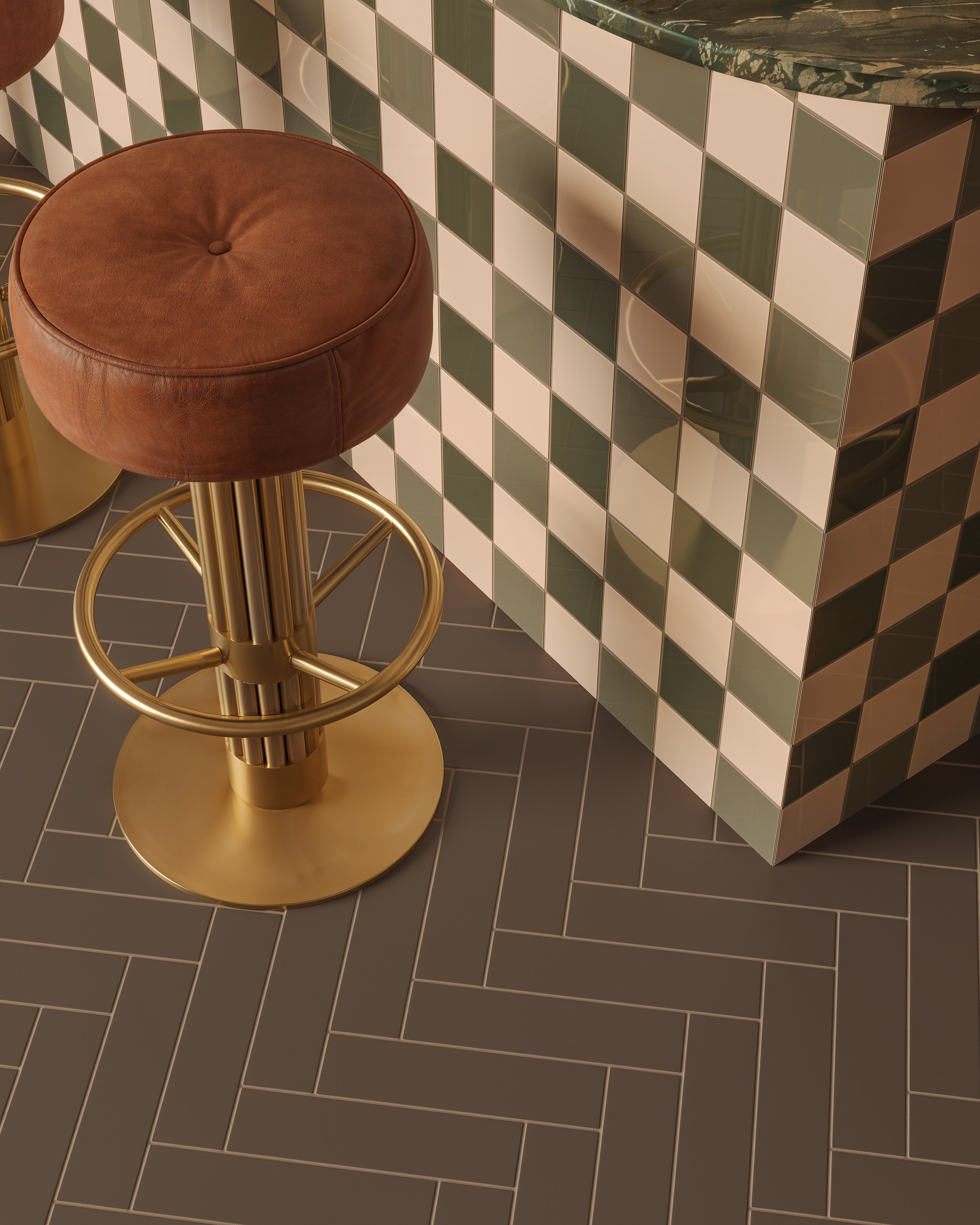4x4 Natural Press Ceramic Tile in Full Sail Gloss