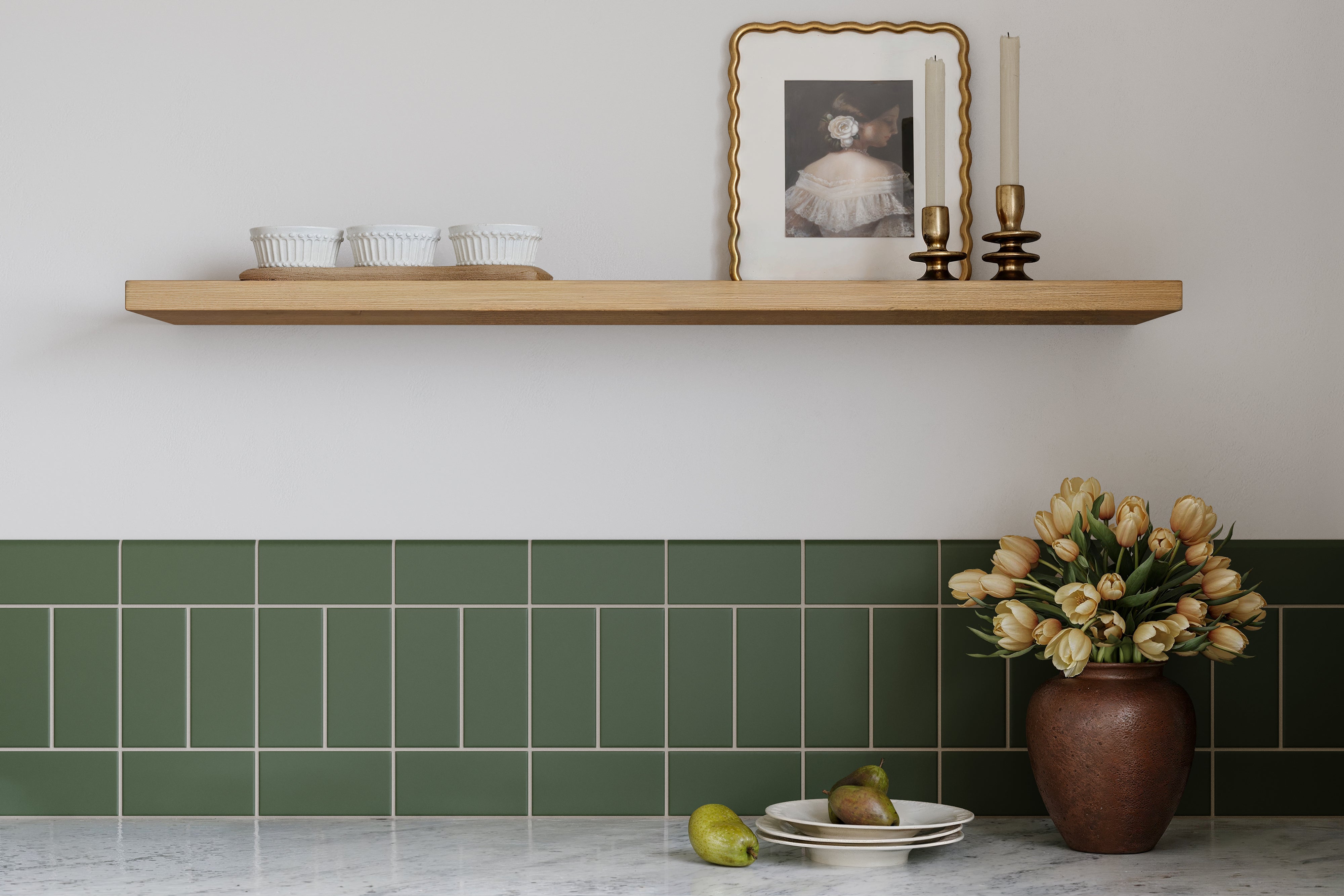 3x6 Natural Press Ceramic Tile in San Juan Matte