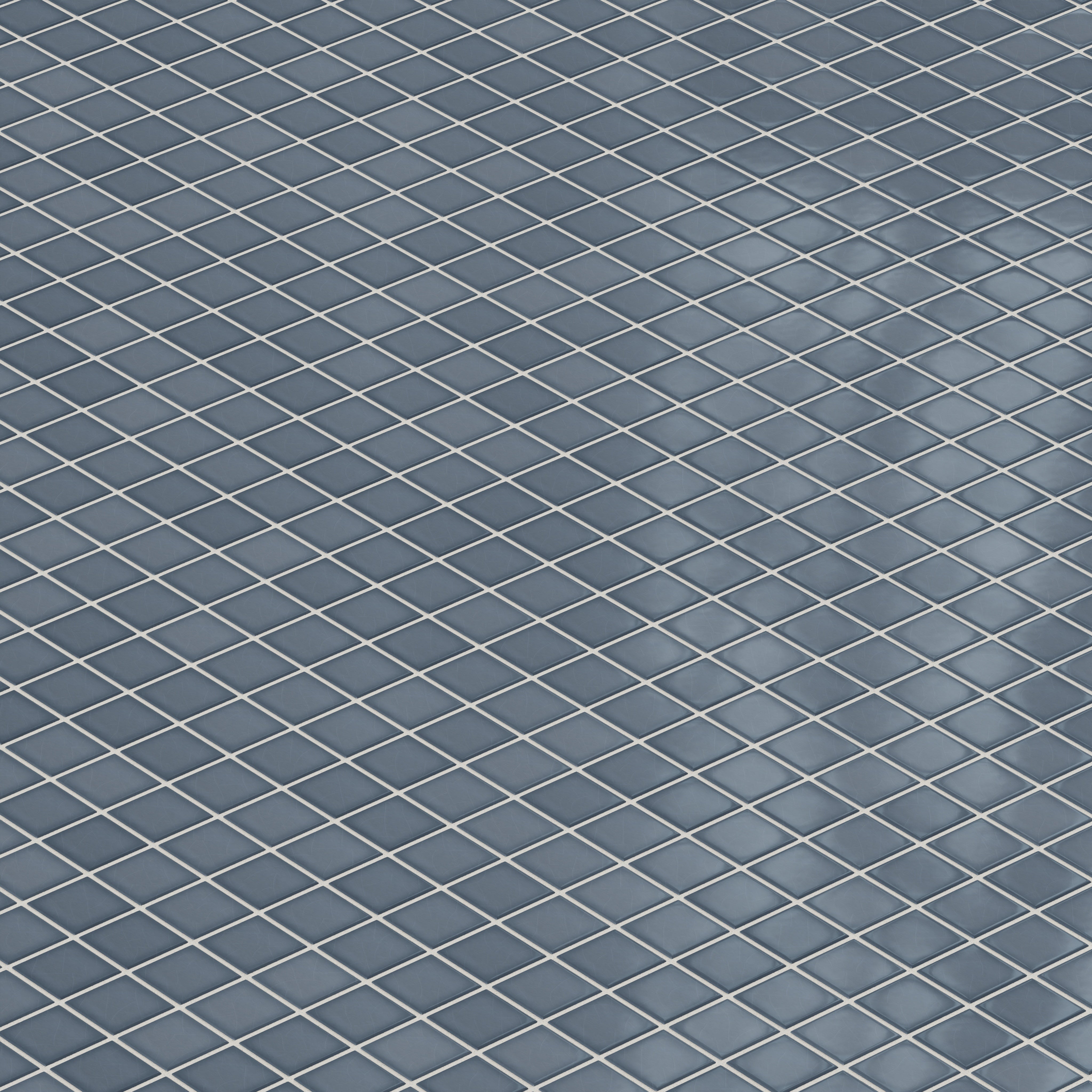2x2 Straight Set Sheeted Original Ceramic Mosaic Tile in Nautical Gloss