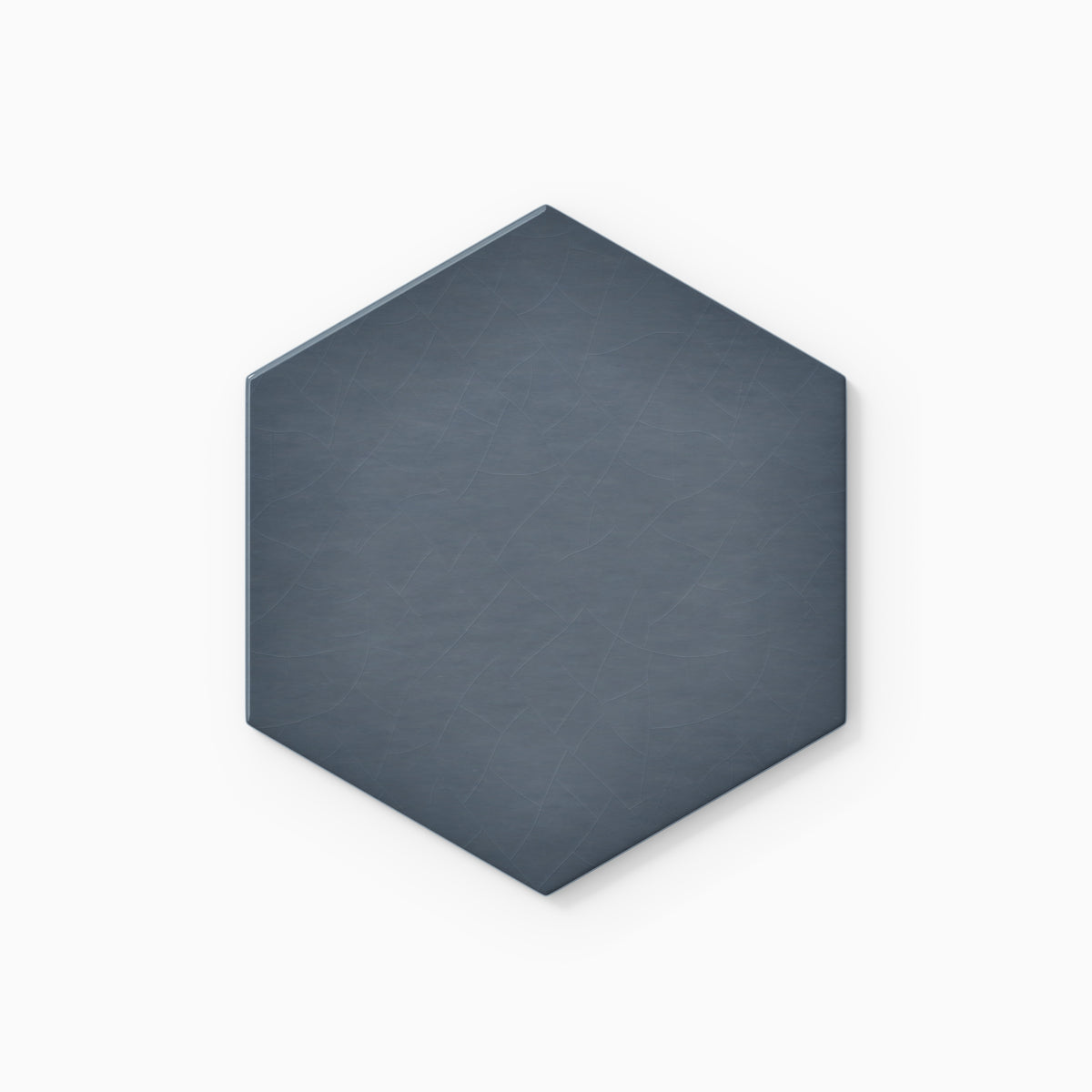 6" Hexagon Original Ceramic Tile in Nautical Gloss
