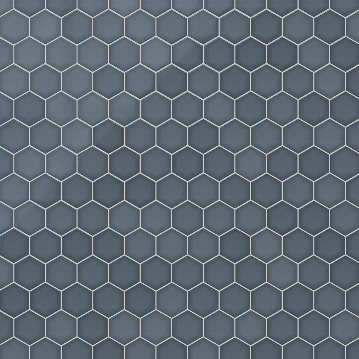 6" Hexagon Original Ceramic Tile in Nautical Gloss