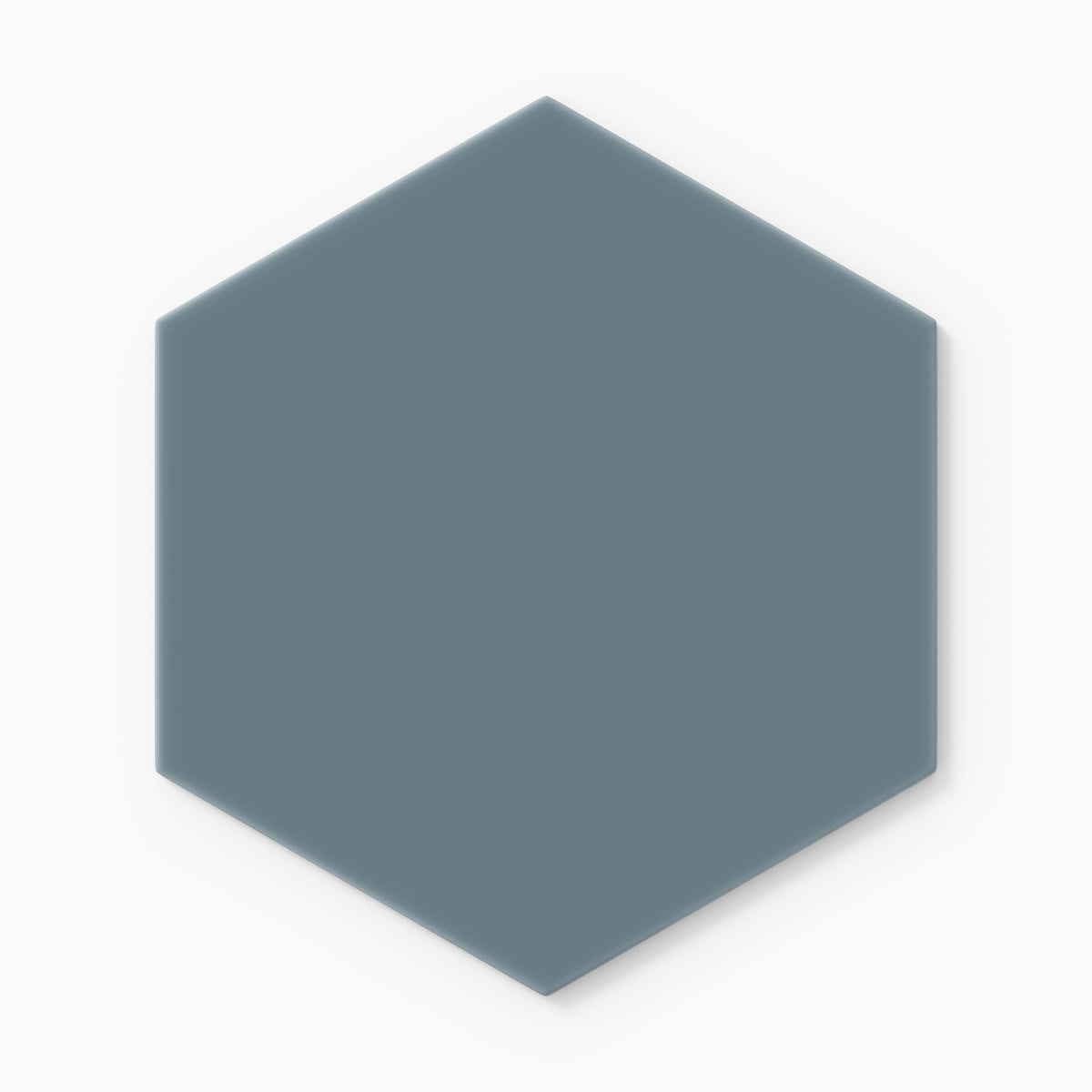 8" Hexagon Original Ceramic Tile in Nautical Gloss
