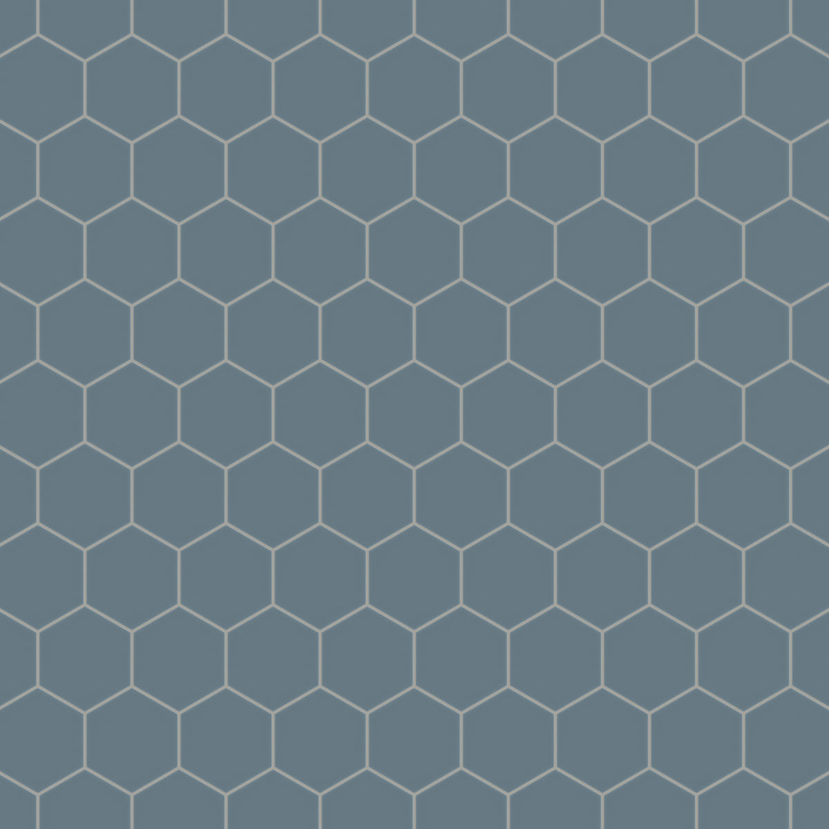 8" Hexagon Original Ceramic Tile in Nautical Gloss