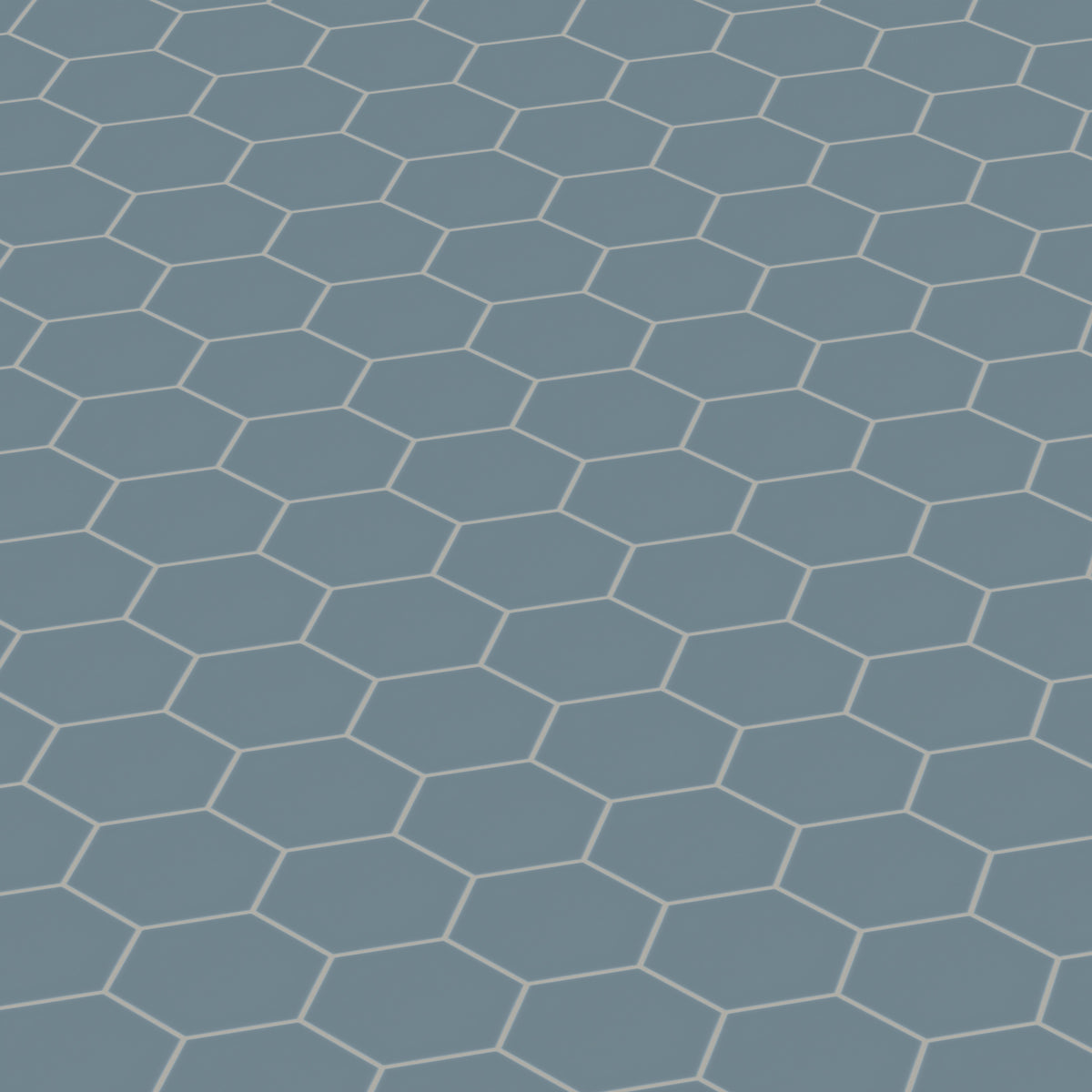 8" Hexagon Original Ceramic Tile in Nautical Gloss