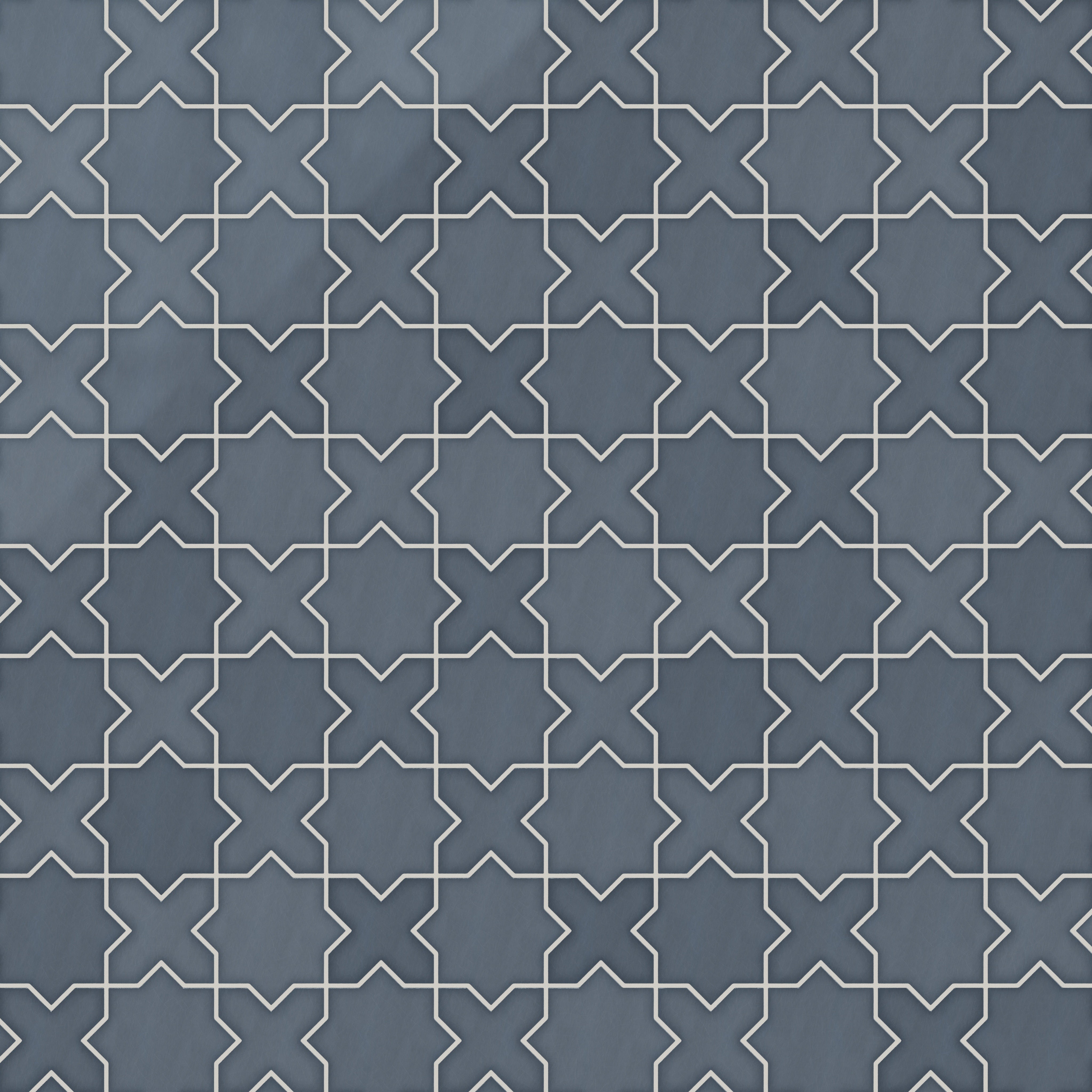Star & Cross Original Ceramic Tile in Nautical Gloss