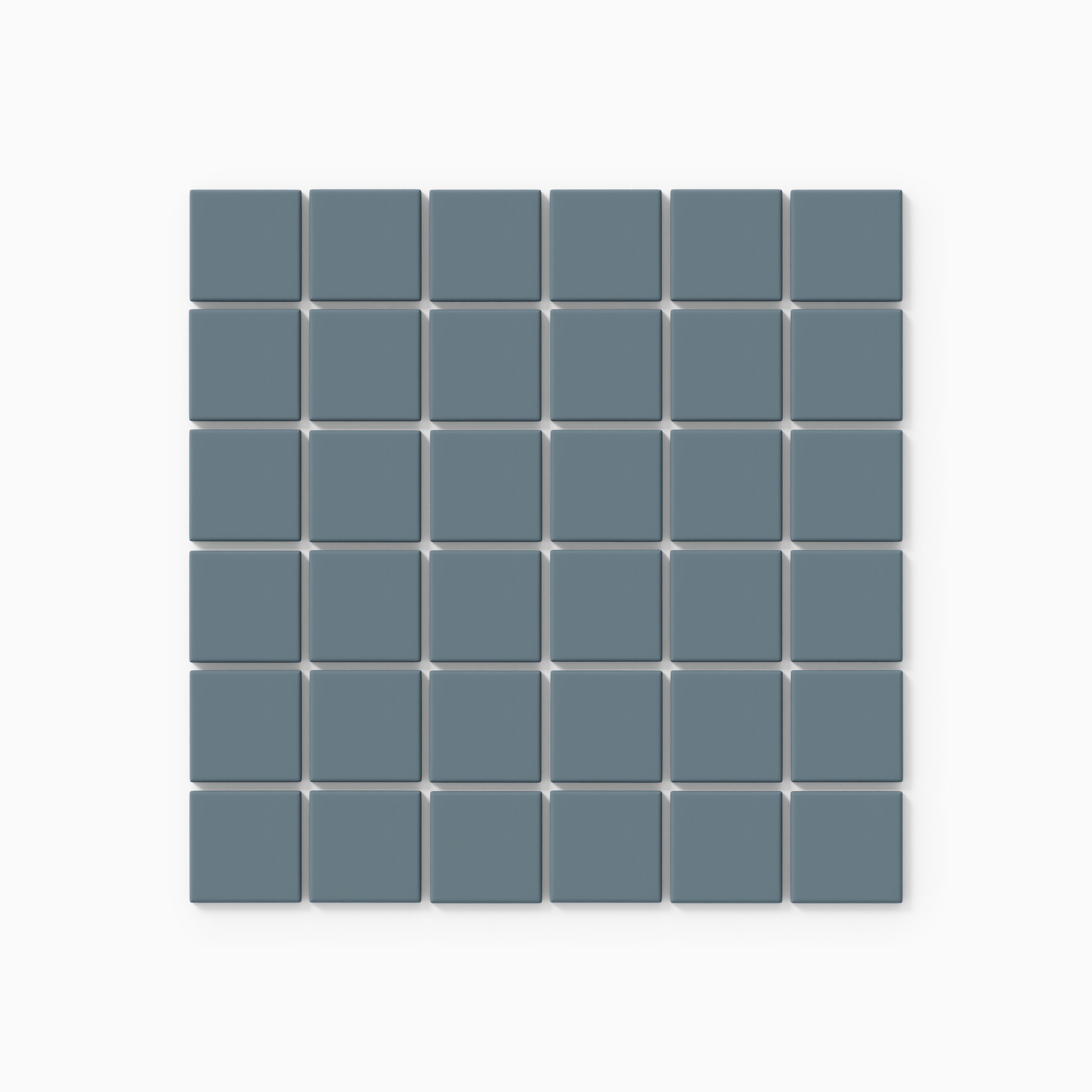 2x2 Straight Set Sheeted Original Ceramic Mosaic Tile in Nautical Matte