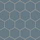 6" Hexagon Original Ceramic Tile in Nautical Matte