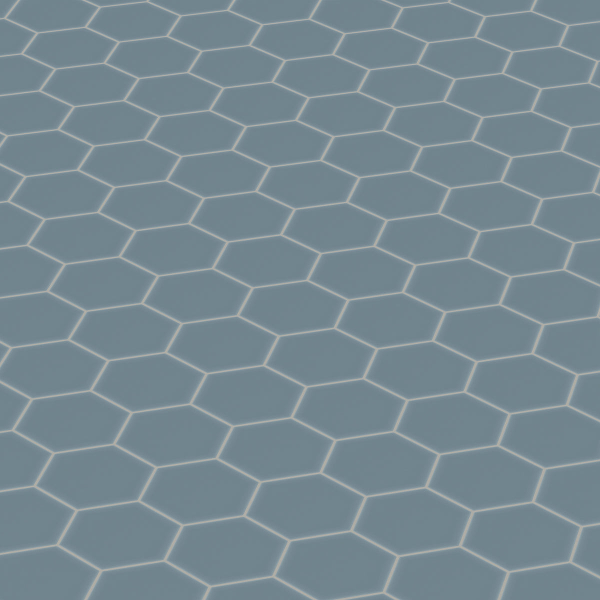 8" Hexagon Original Ceramic Tile in Nautical Matte
