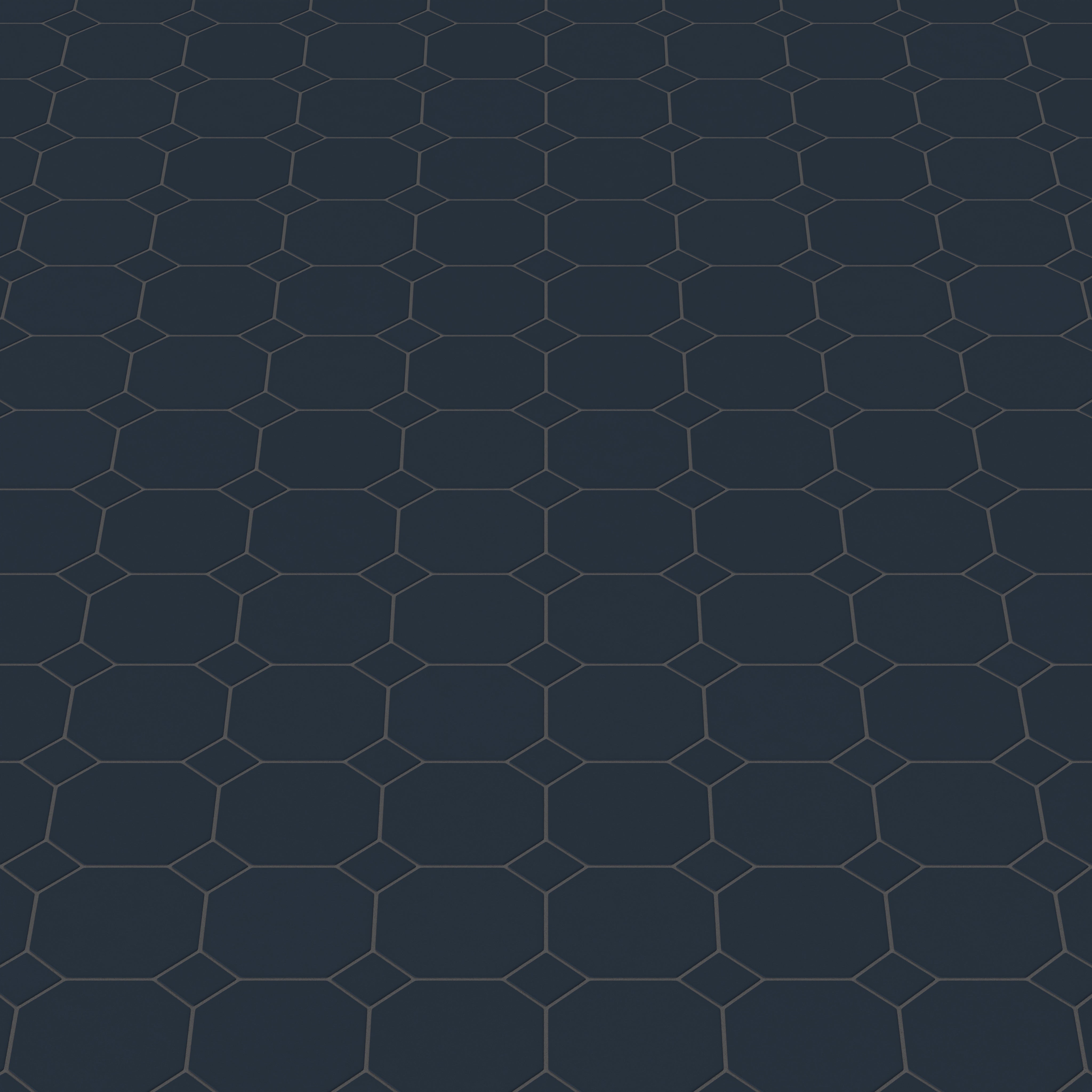 Gramercy Original Ceramic Tile in Navy Blue Matte