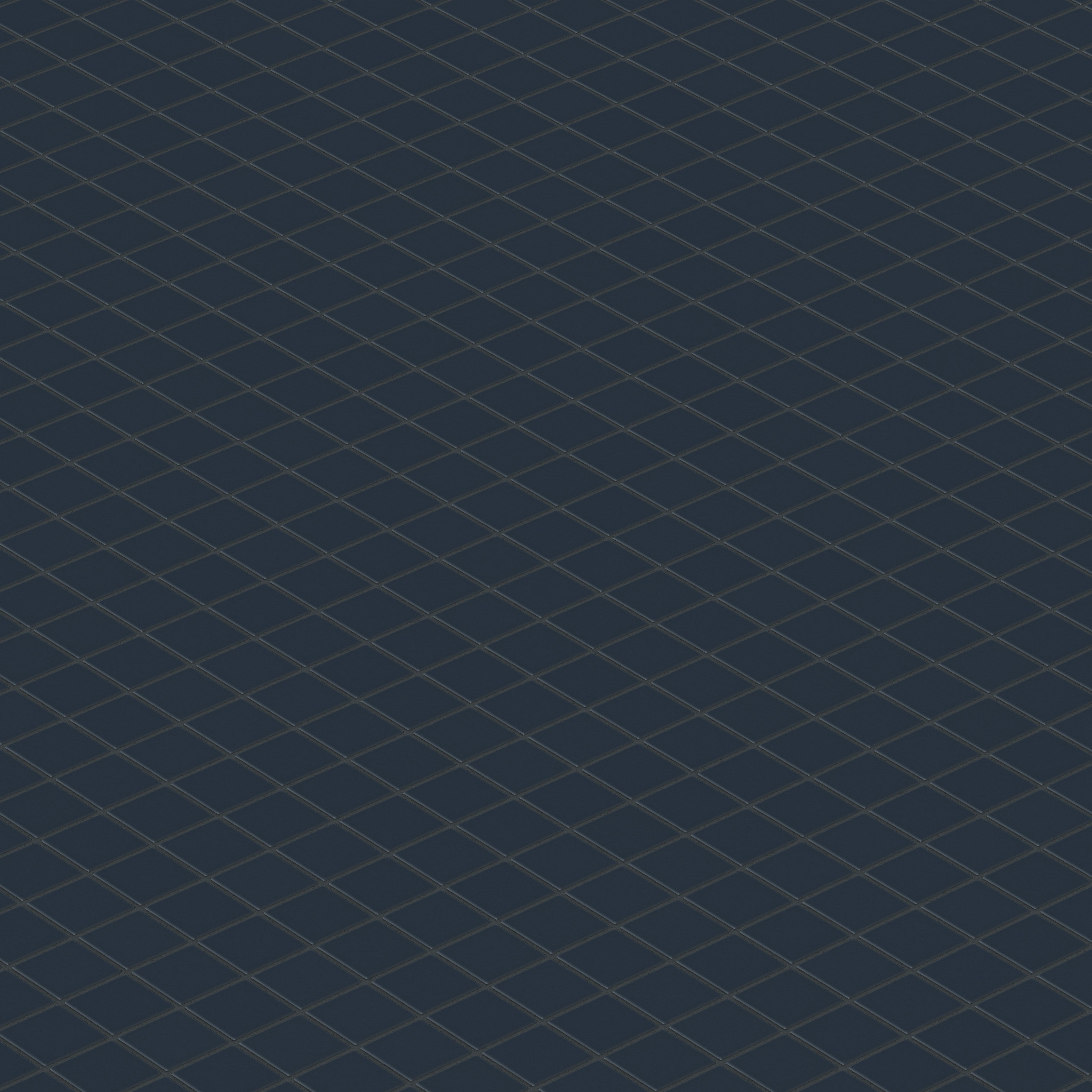 2x2 Straight Set Sheeted Original Ceramic Mosaic Tile in Navy Blue Matte