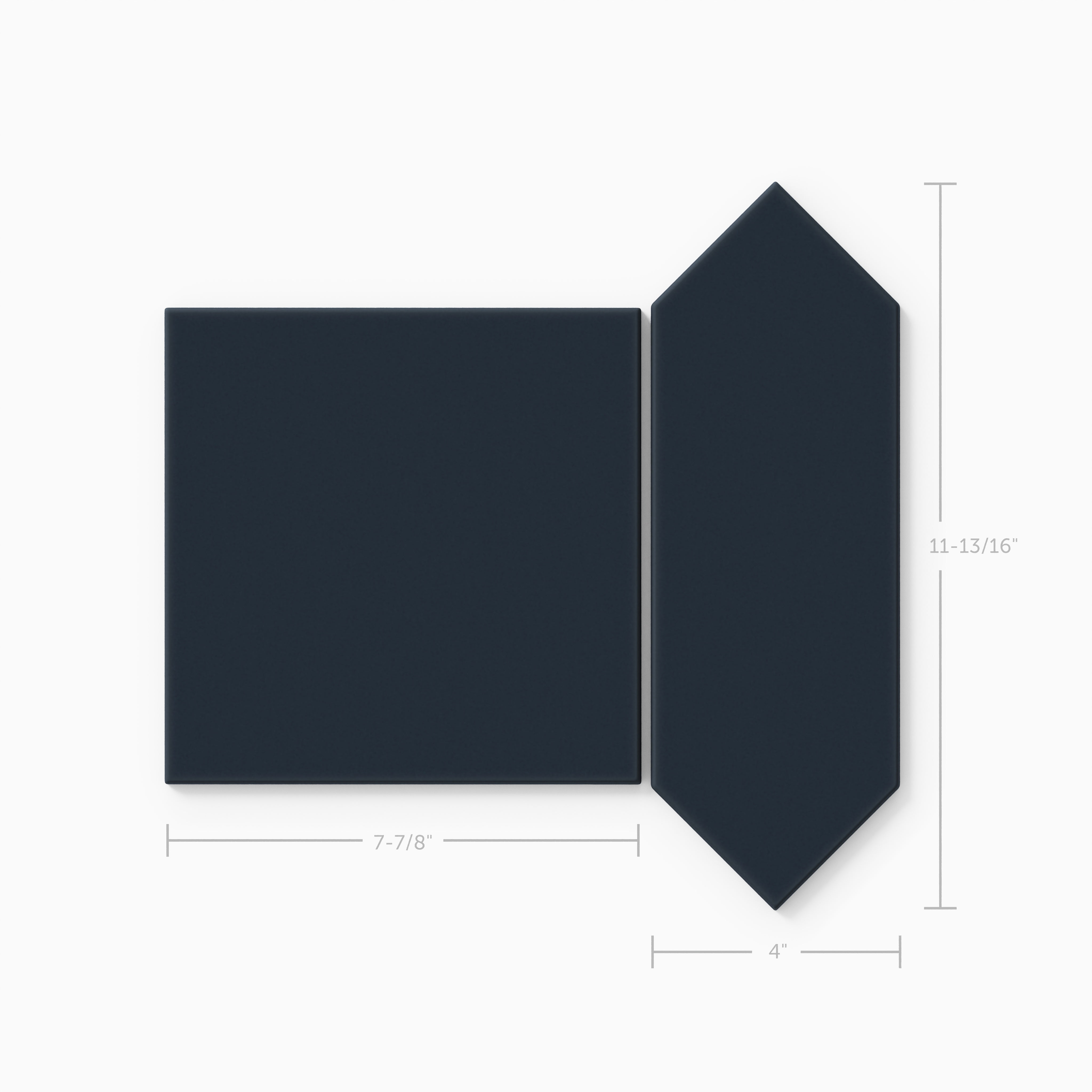 Atrium Original Ceramic Tile in Navy Blue Matte