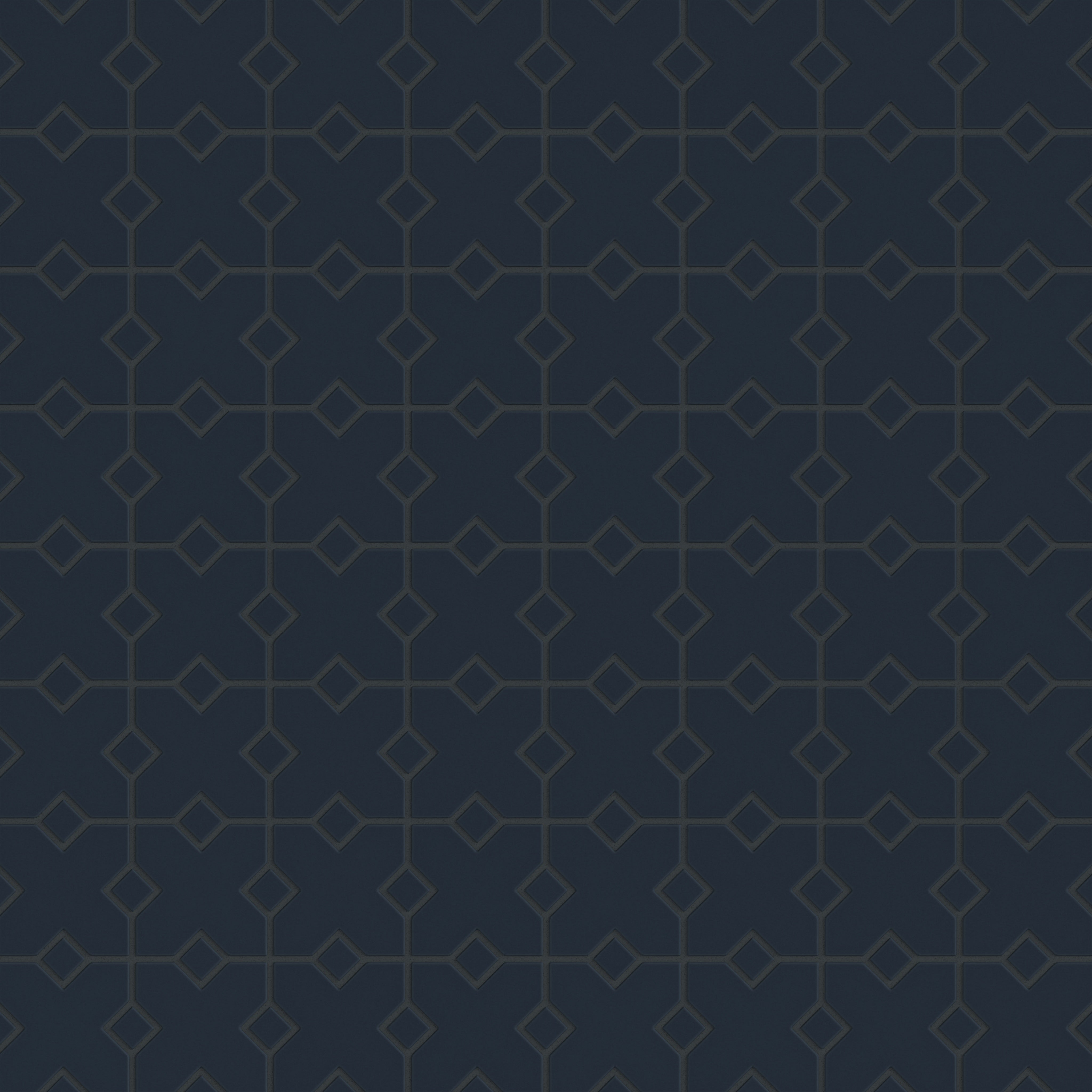 Hacienda Sheeted Original Ceramic Tile in Navy Blue Matte