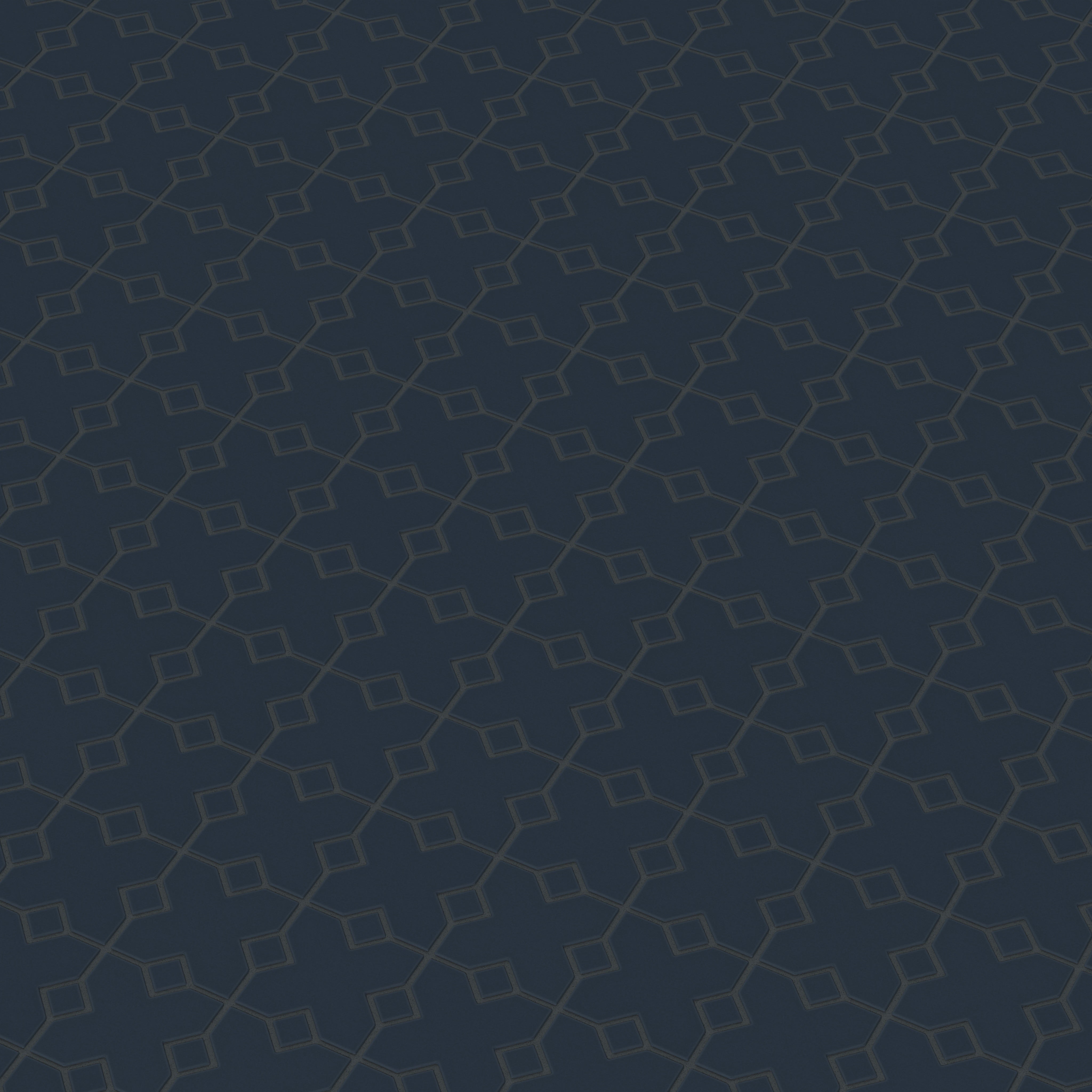 Hacienda Sheeted Original Ceramic Tile in Navy Blue Matte