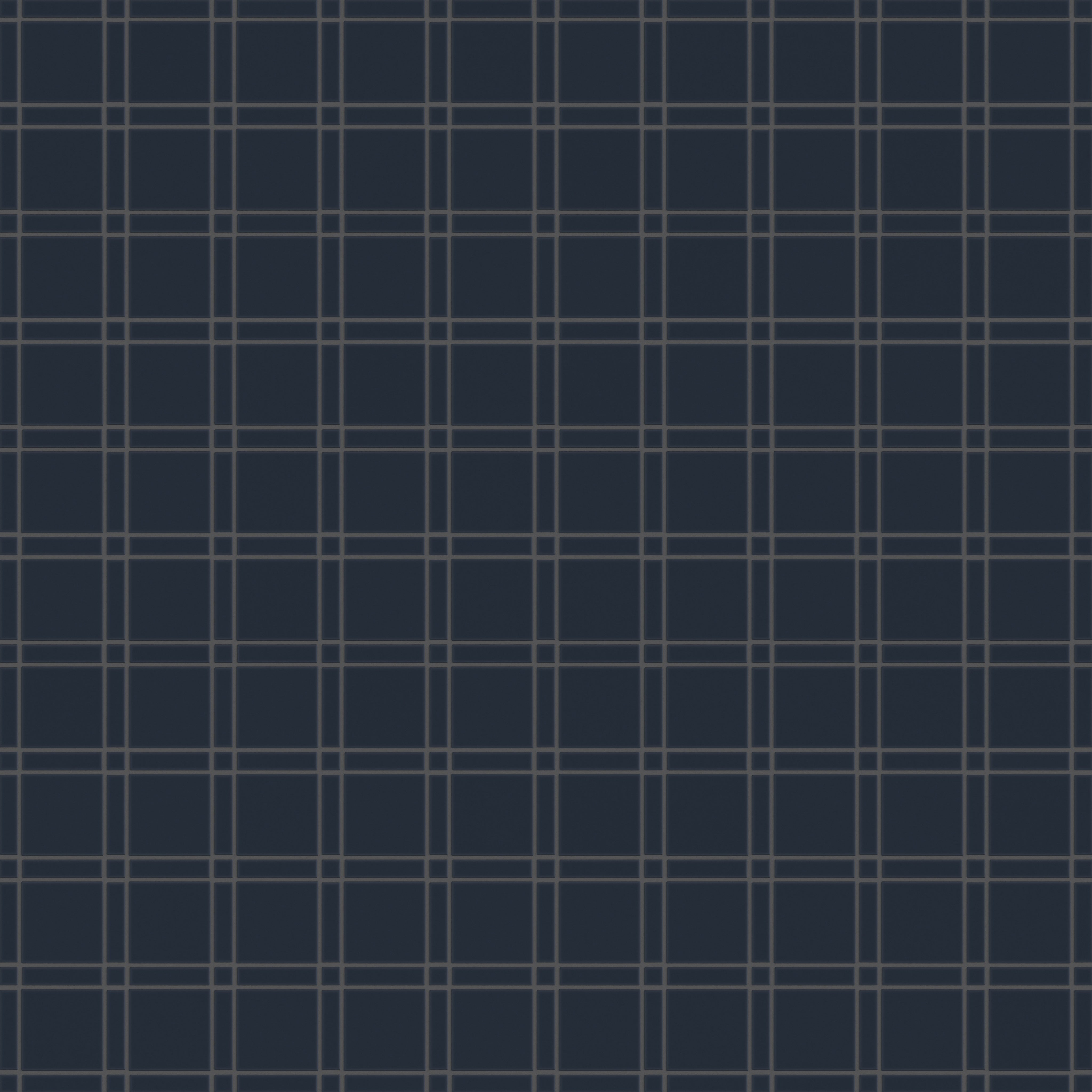 Lattice Sheeted Original Ceramic Tile in Navy Blue Matte